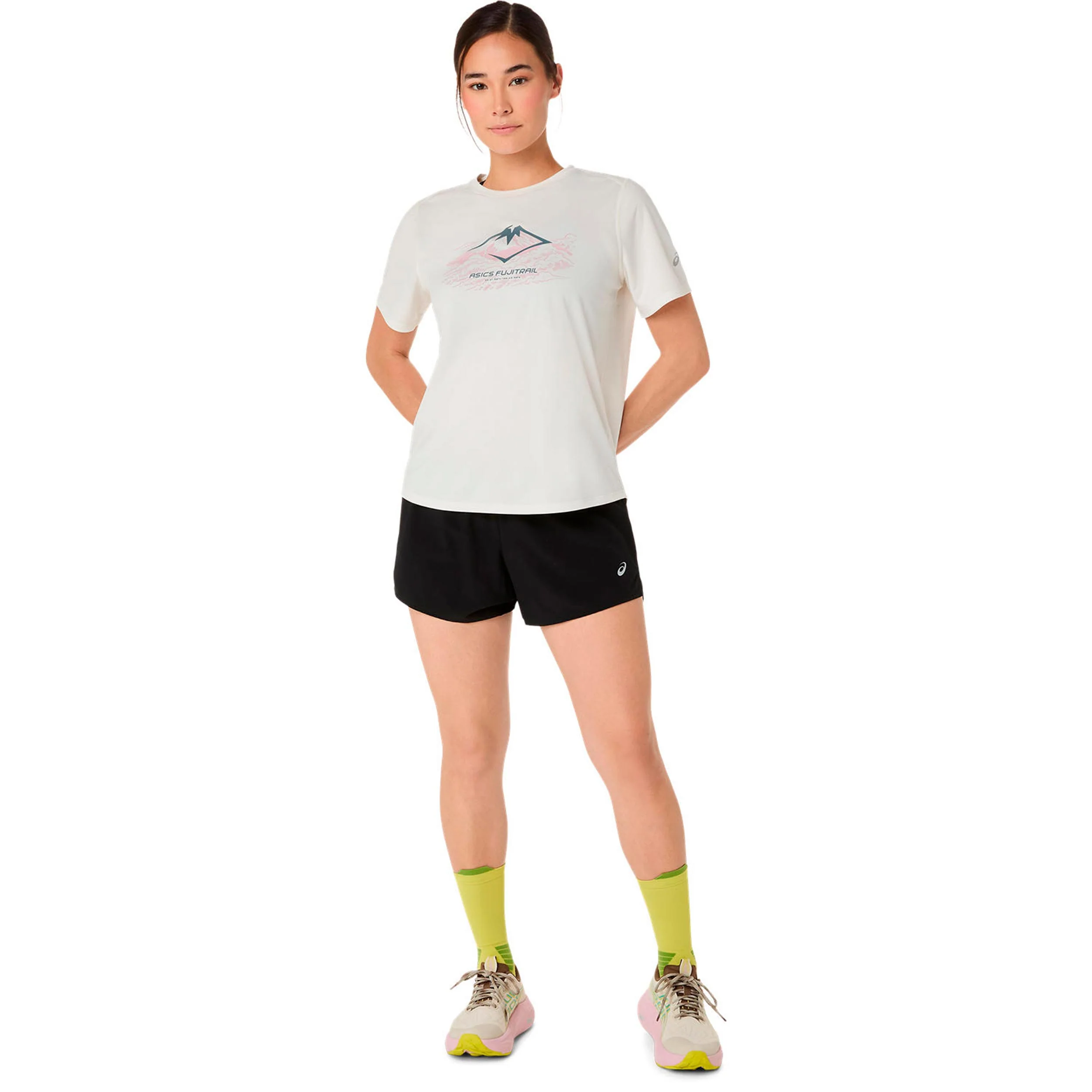 Fujitrail Logo Maillot de course Femmes - beige - Image 6
