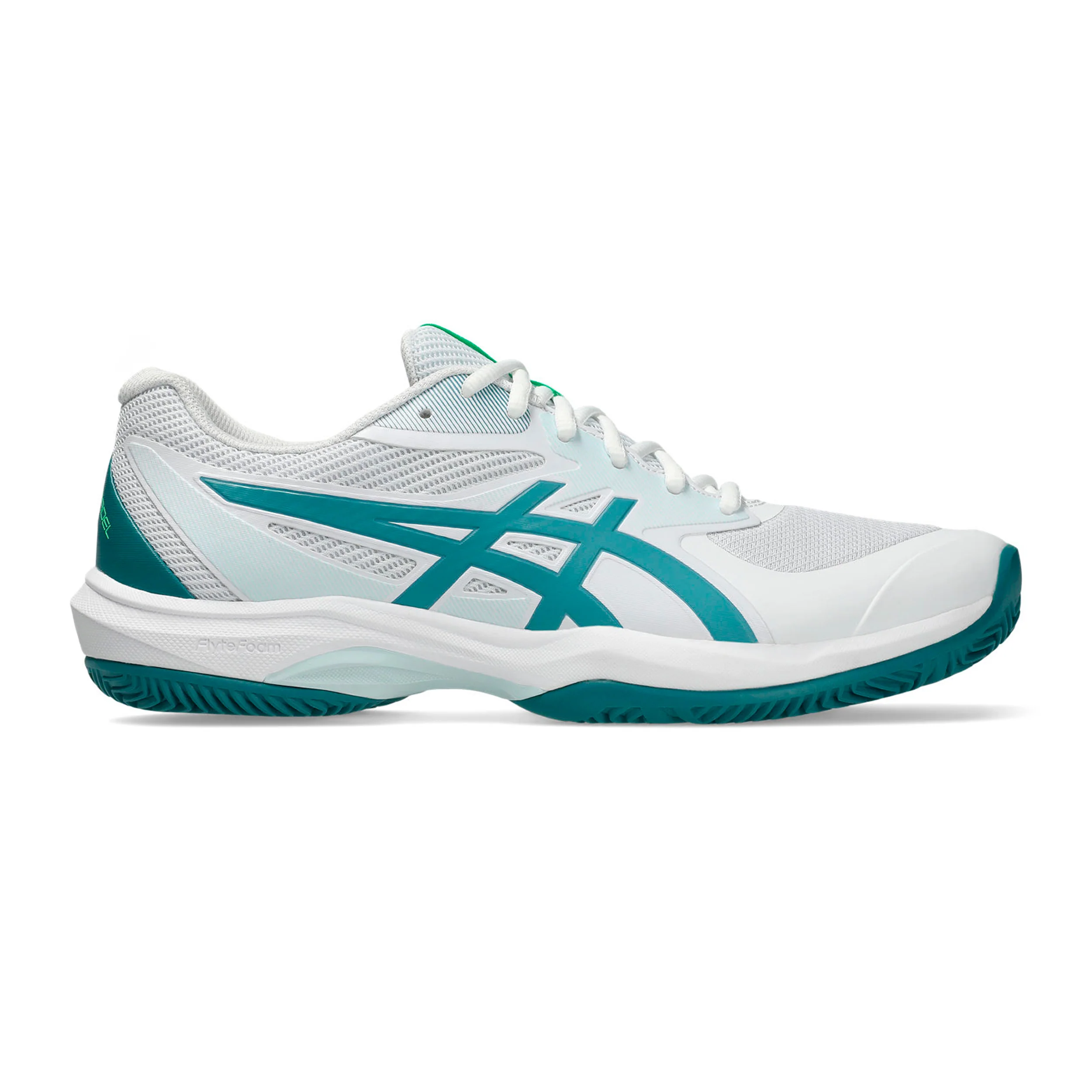 Game FF Chaussures padel Hommes - blanc, bleu petrol