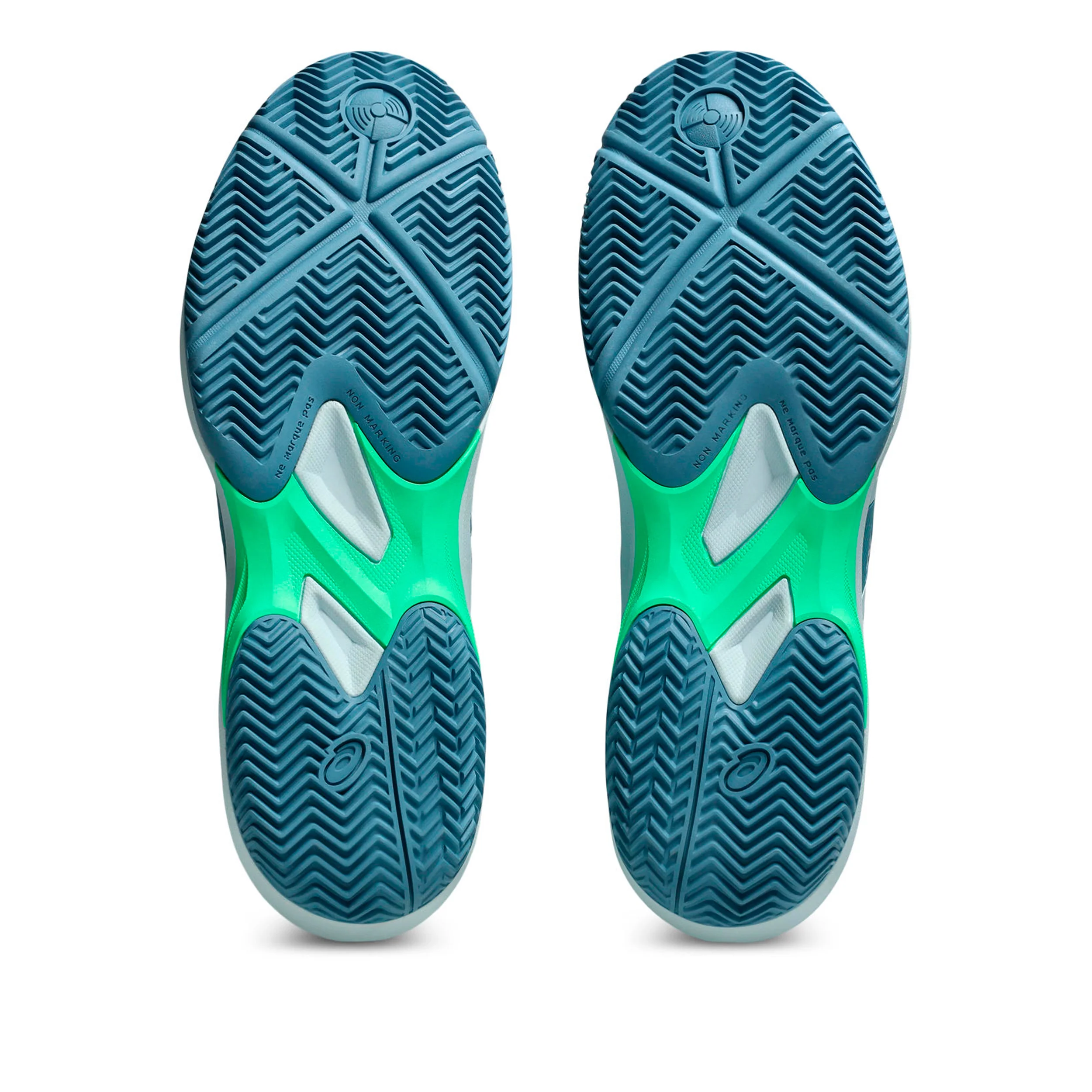 Game FF Chaussures padel Hommes - bleu gris, vert fluo - Image 4