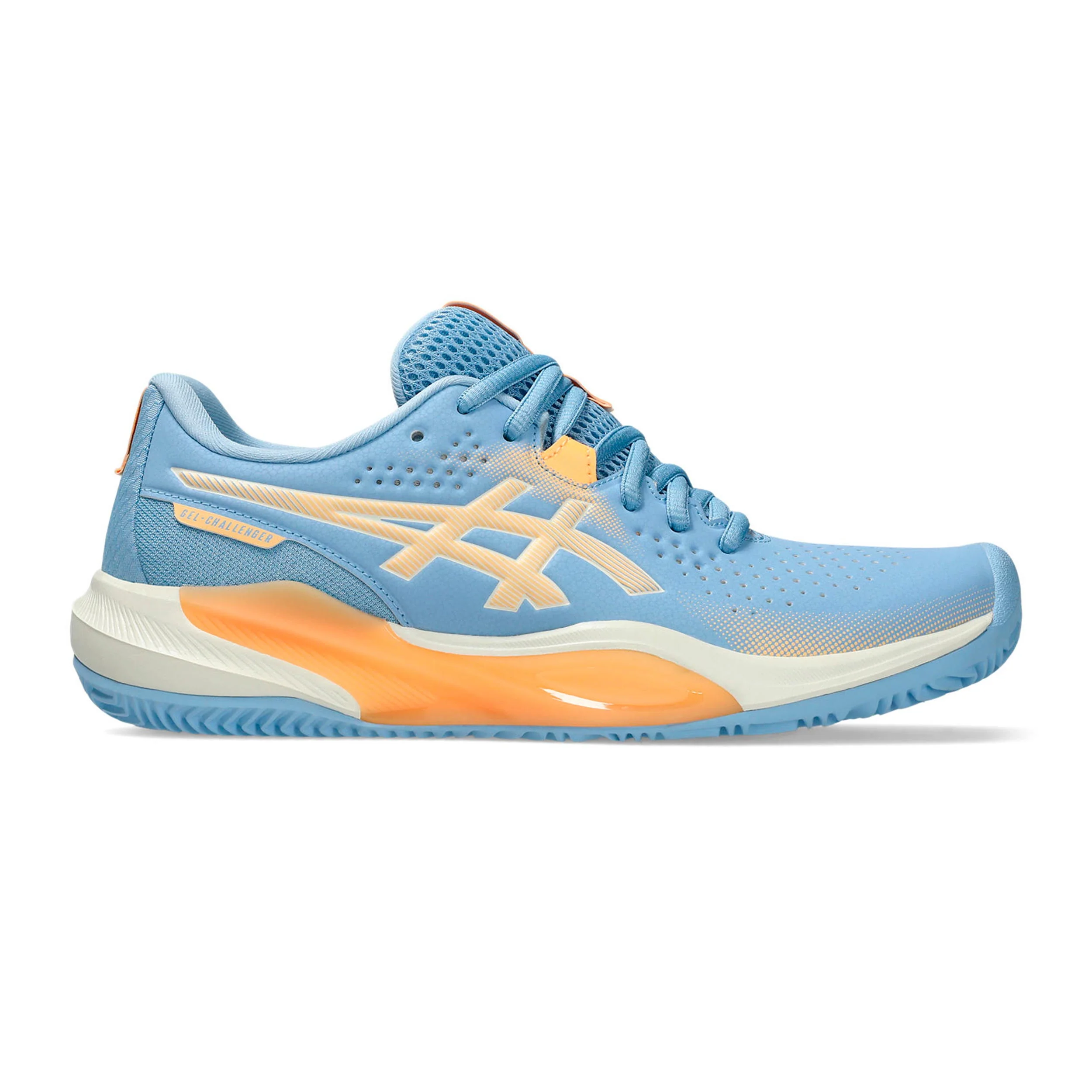 Gel-Challenger 15 Chaussures padel Femmes - bleu clair, abricot