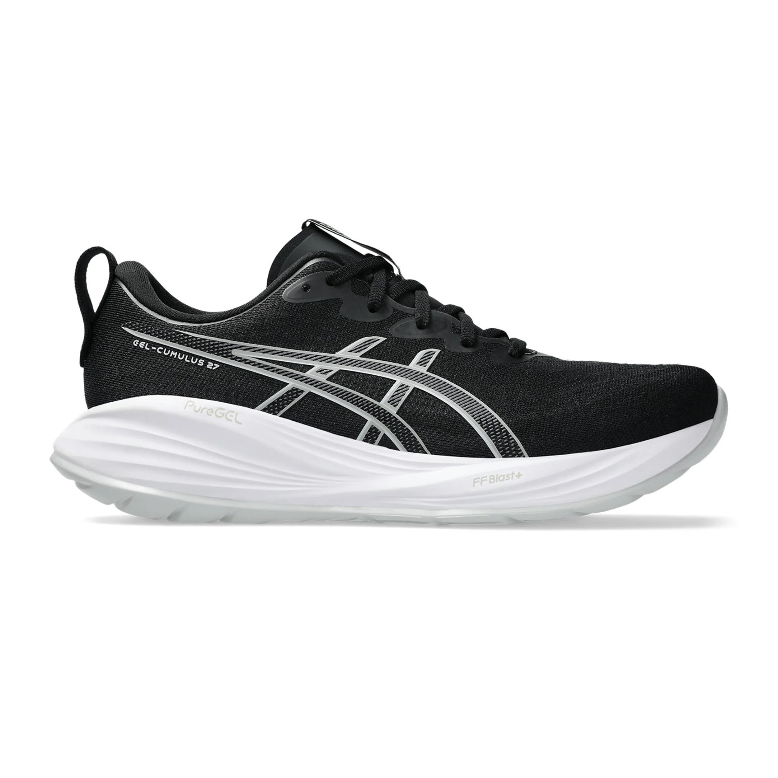 Gel-Cumulus 27 Chaussure De Running Sans Stabilisateurs Hommes-Noir,Blanc