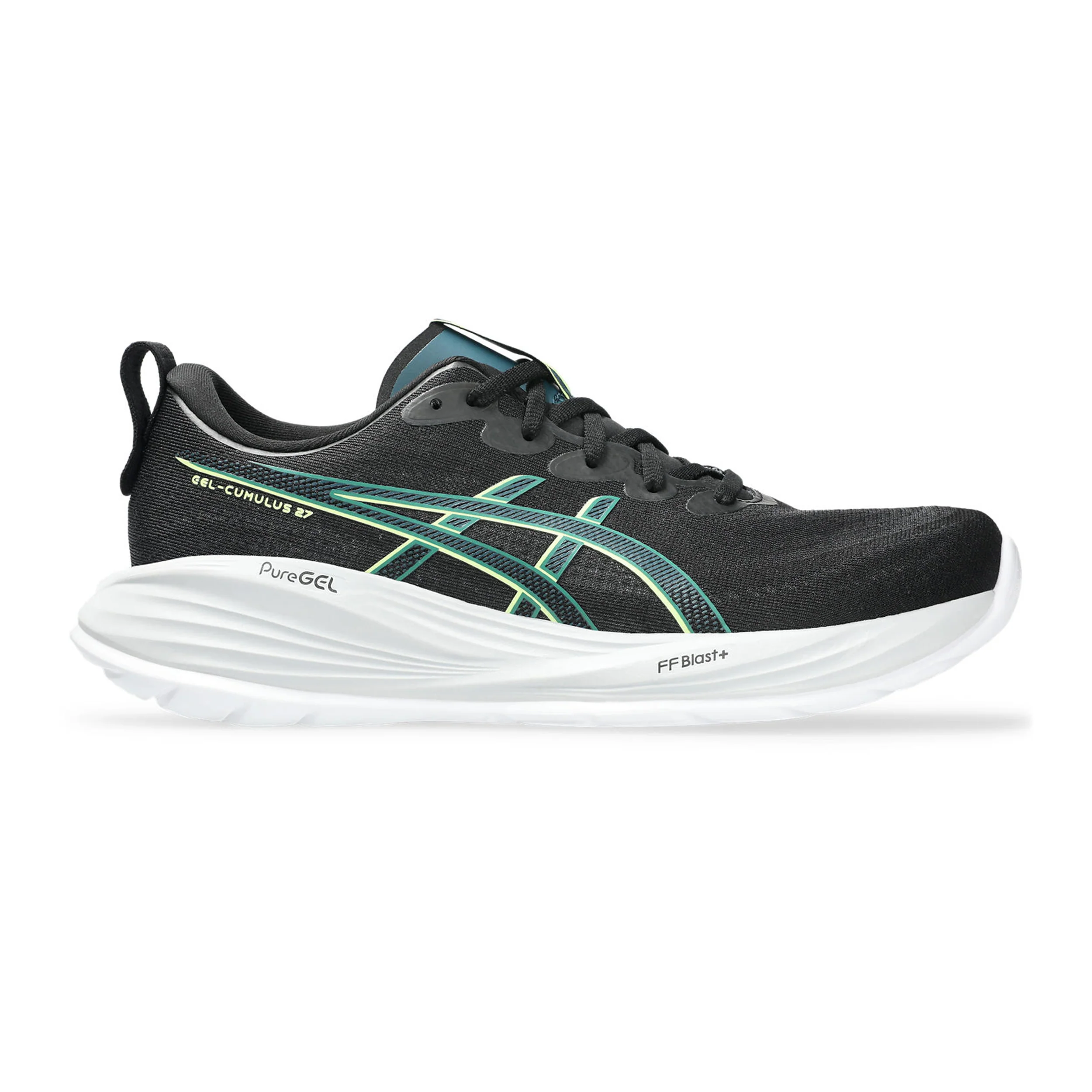 Gel-Cumulus 27 Chaussure De Running Sans Stabilisateurs Hommes-Noir,Mint