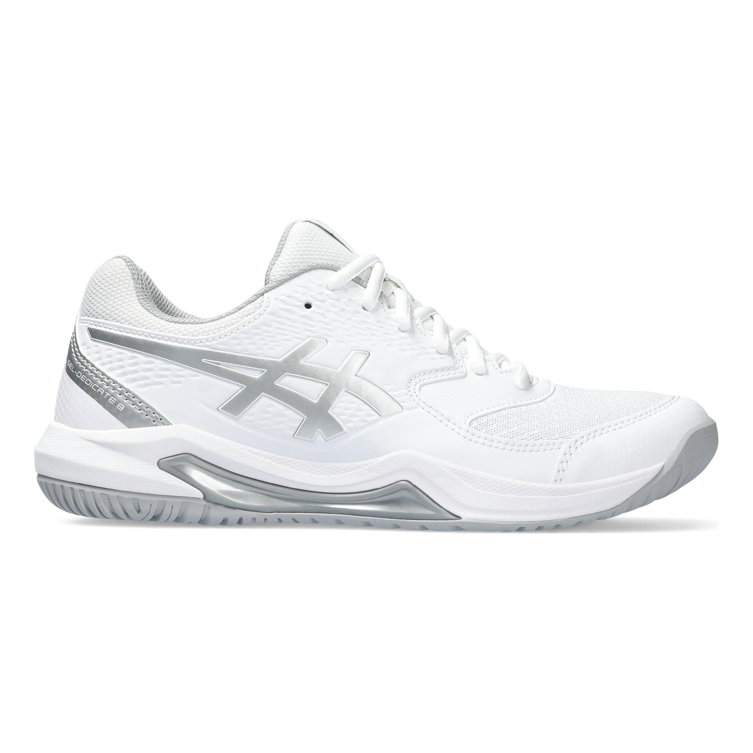 Gel-Dedicate 8 Chaussures toutes surfaces Femmes - blanc, argent