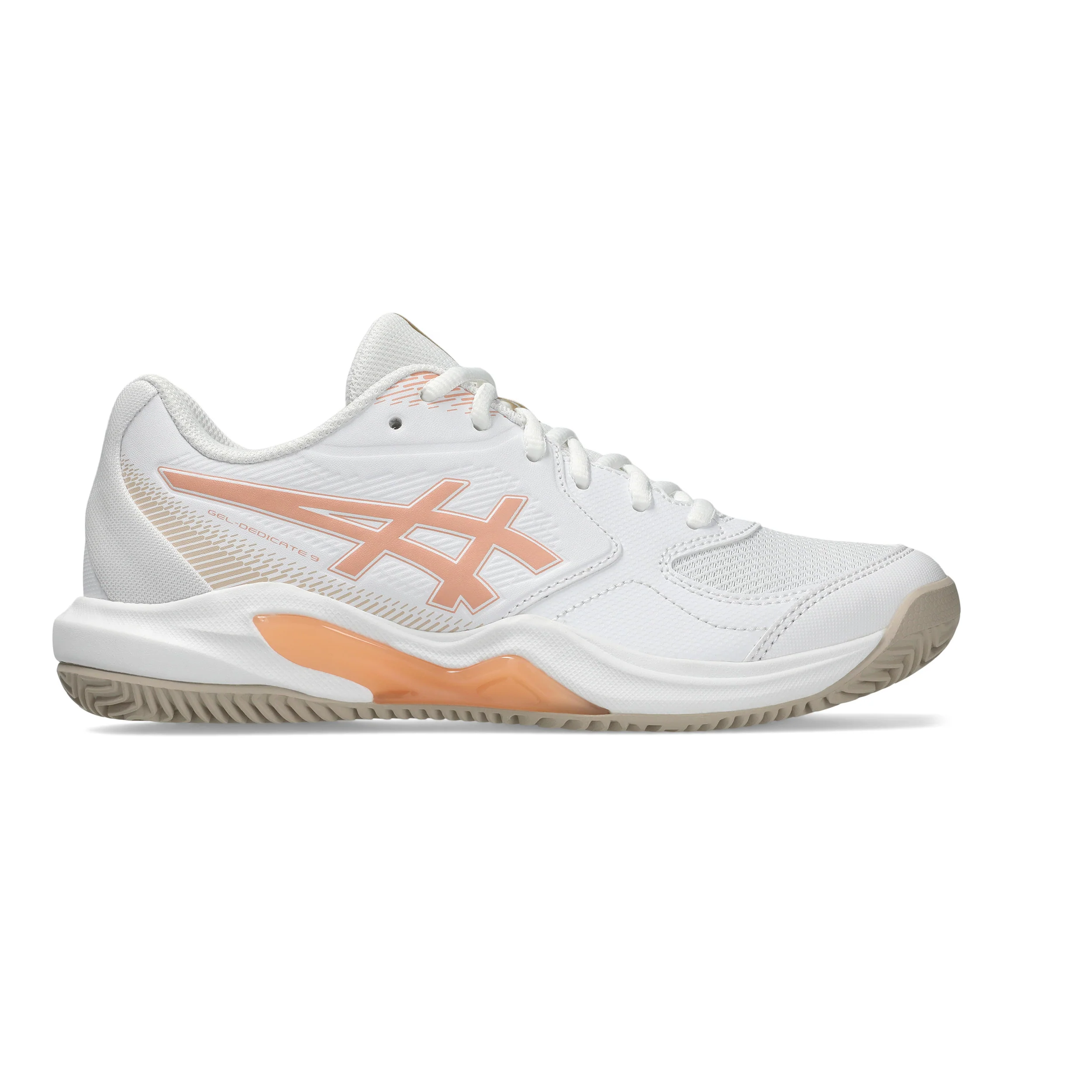 Gel-Dedicate 9 Chaussure terre battue Femmes - blanc, abricot