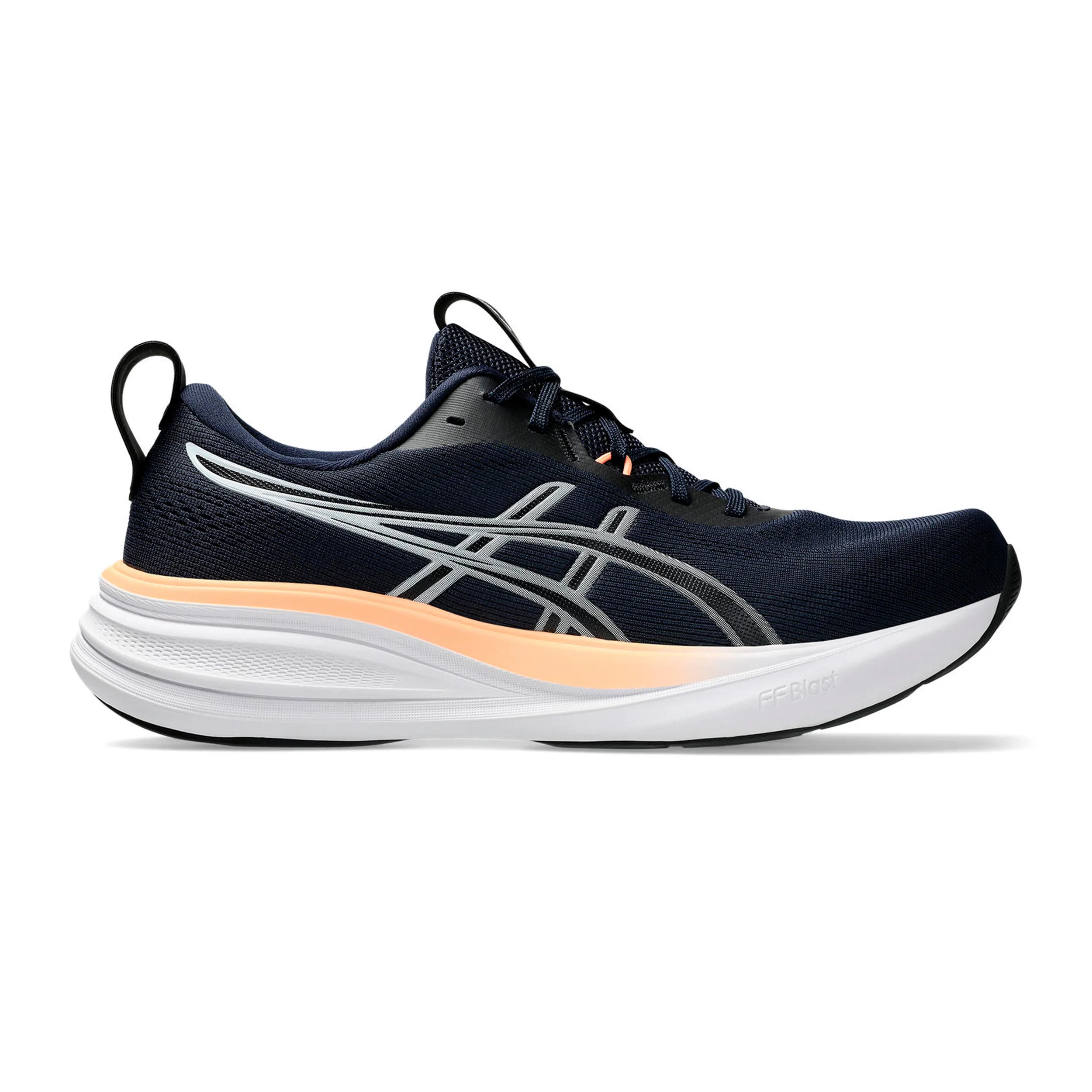 GEL-PULSE 17 Chaussure de running sans stabilisateurs Hommes - bleu foncé, orange