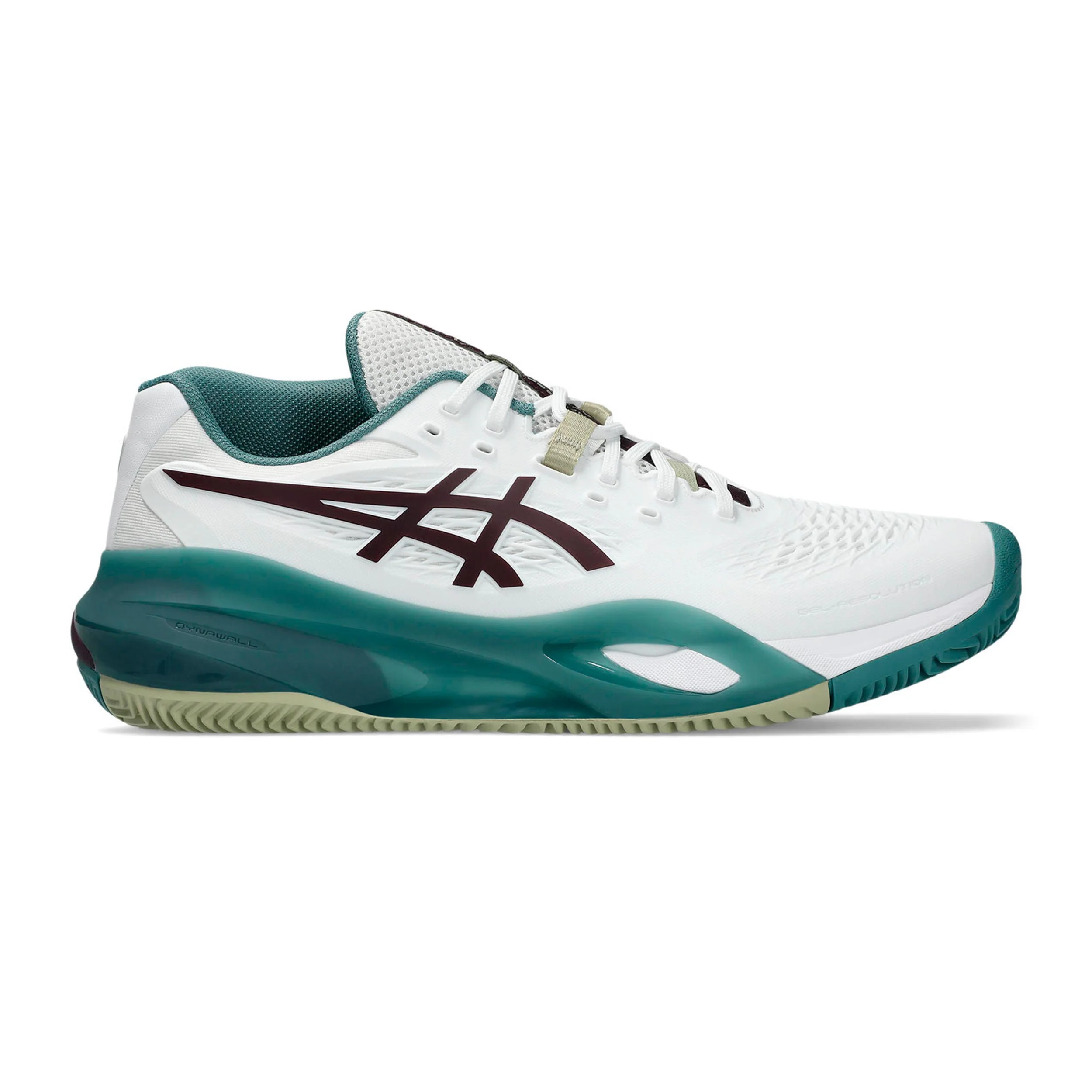 Gel-Resolution X Chaussure terre battue Hommes - blanc, bleu petrol