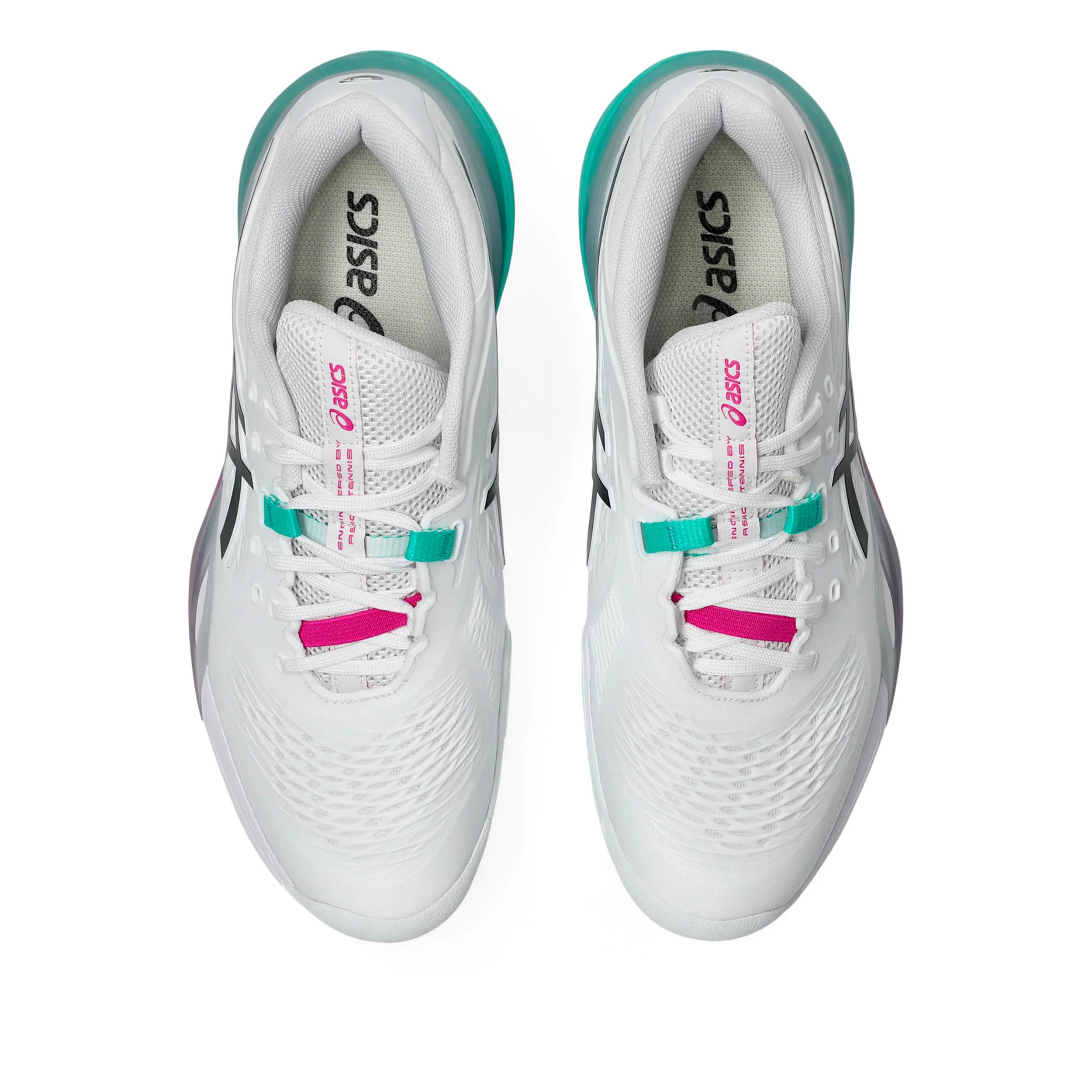 Gel-Resolution X Chaussure terre battue Hommes - blanc, rose - Image 3
