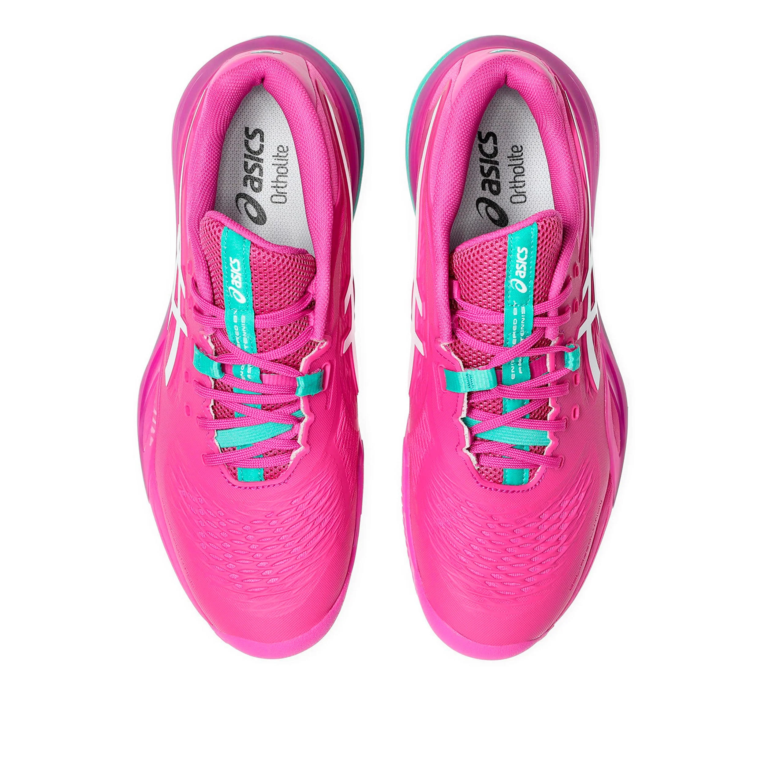 Gel-Resolution X Chaussure terre battue Hommes - rose, blanc - Image 3