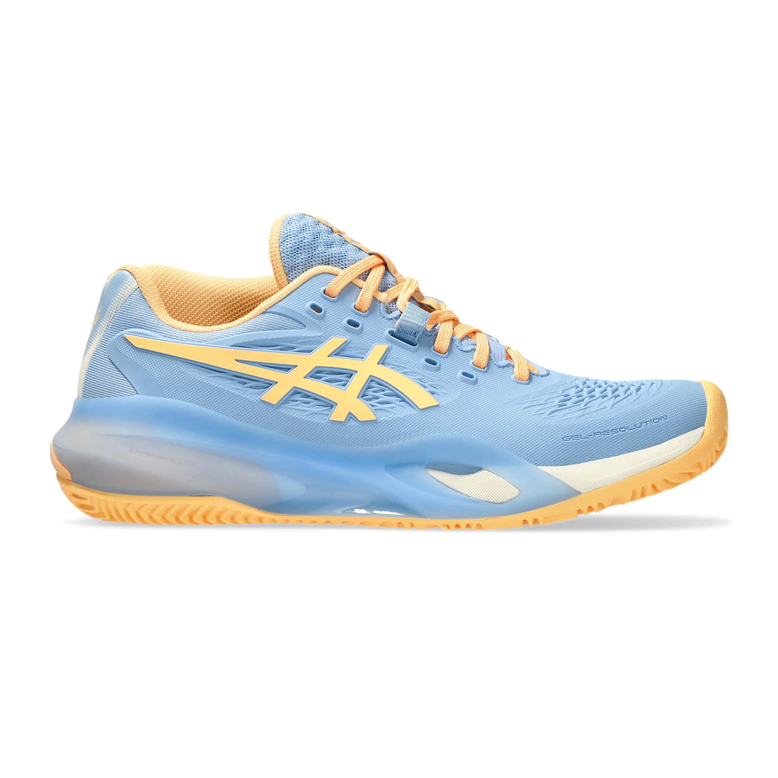 Gel-Resolution X Chaussures padel Femmes - bleu gris, orange