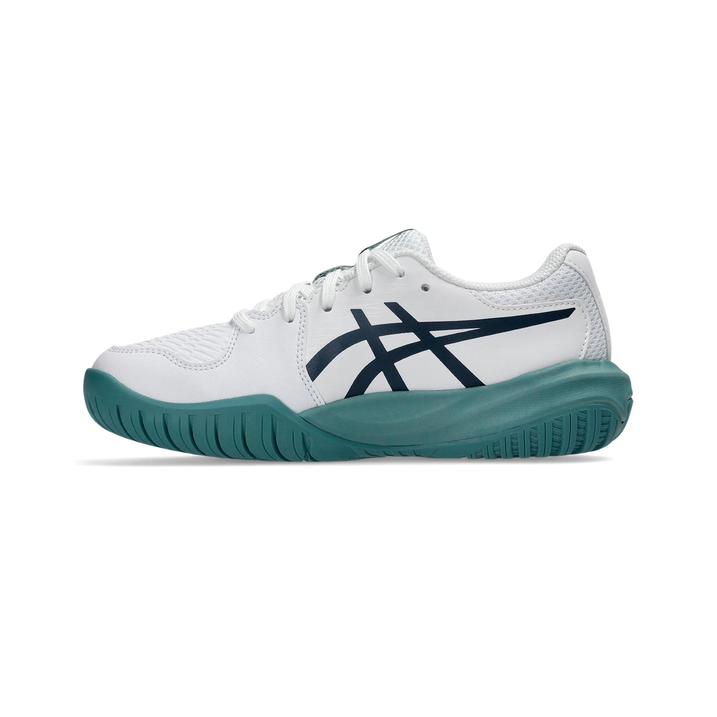 Gel-Resolution X GS Chaussures toutes surfaces Enfants - blanc, bleu petrol - Image 2