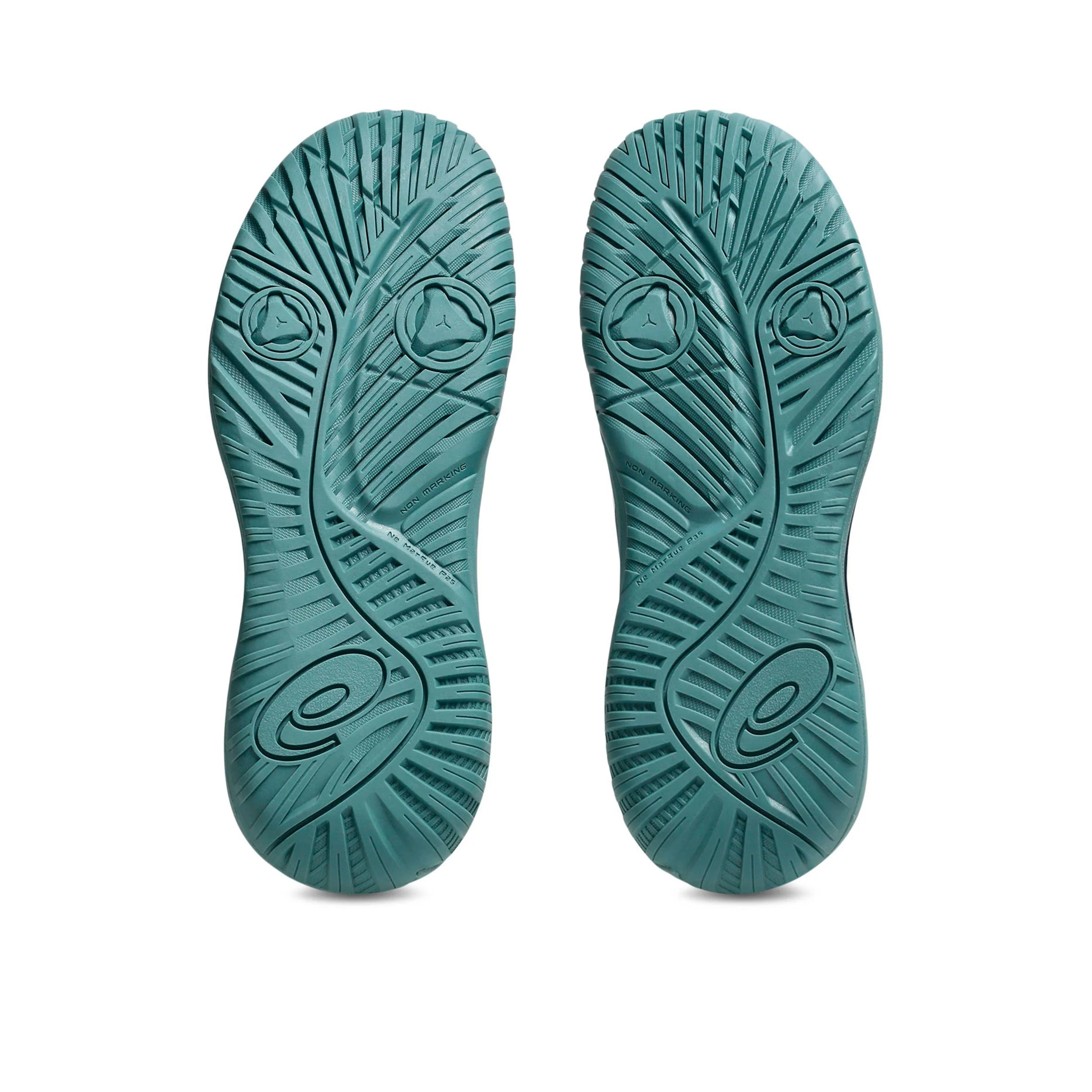Gel-Resolution X GS Chaussures toutes surfaces Enfants - blanc, bleu petrol - Image 4