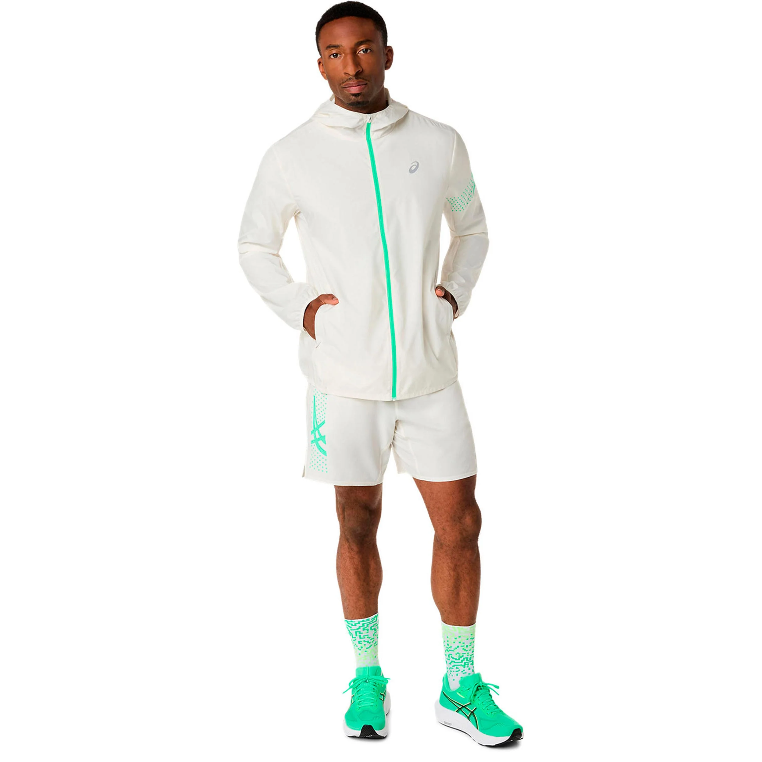 Icon 7In  Short de running Hommes - beige, vert - Image 8