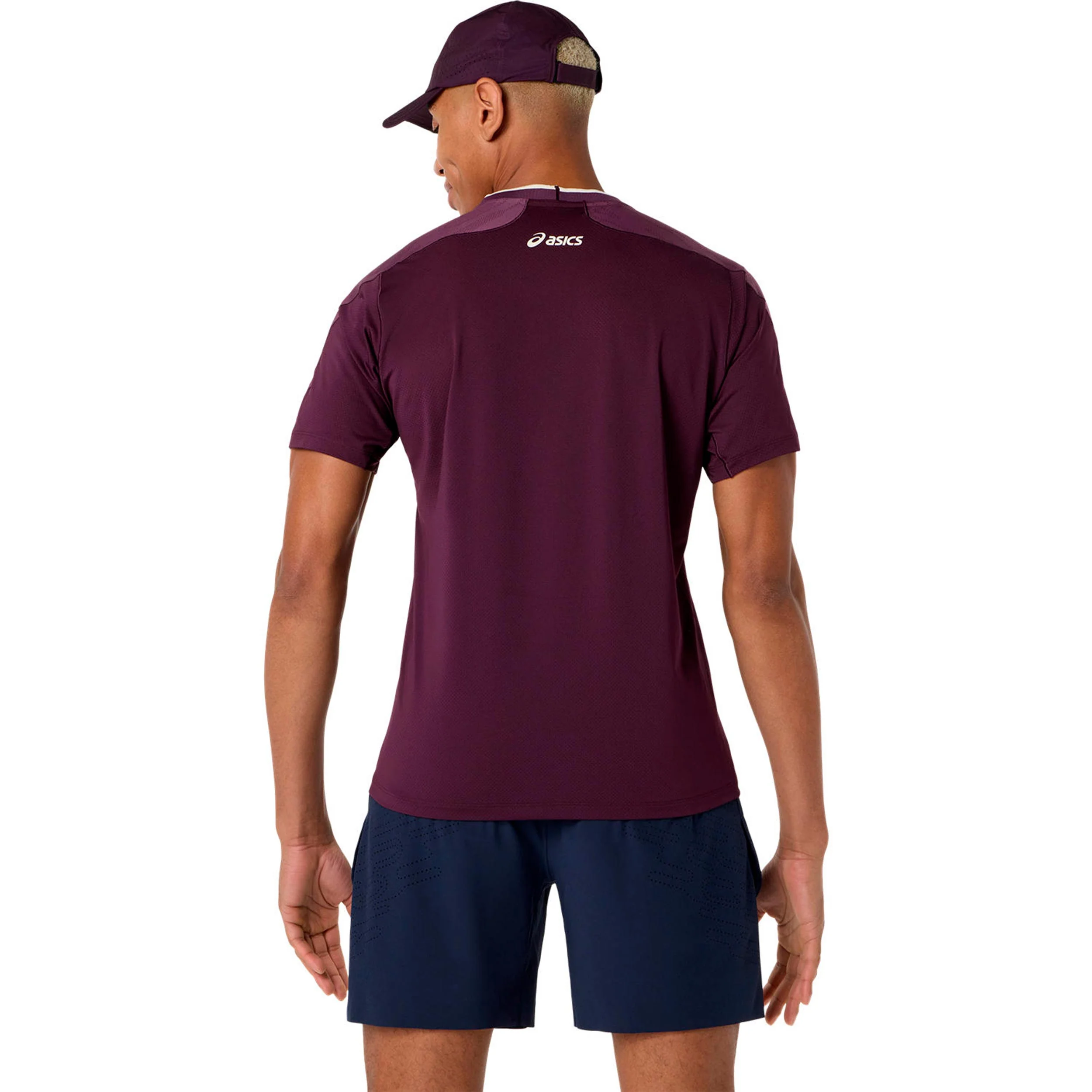 Match T-shirt Hommes - rouge vin - Image 3