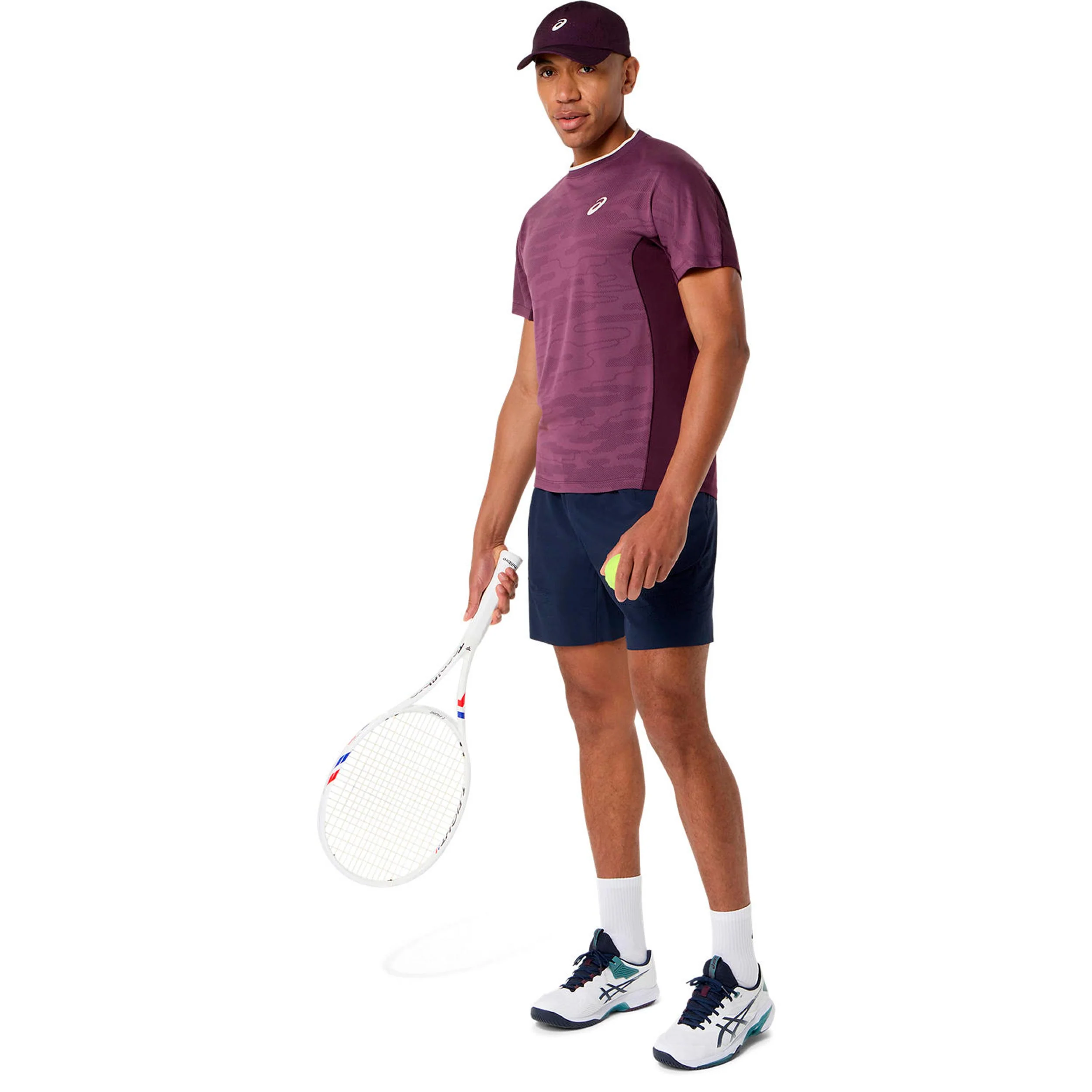 Match T-shirt Hommes - rouge vin - Image 7