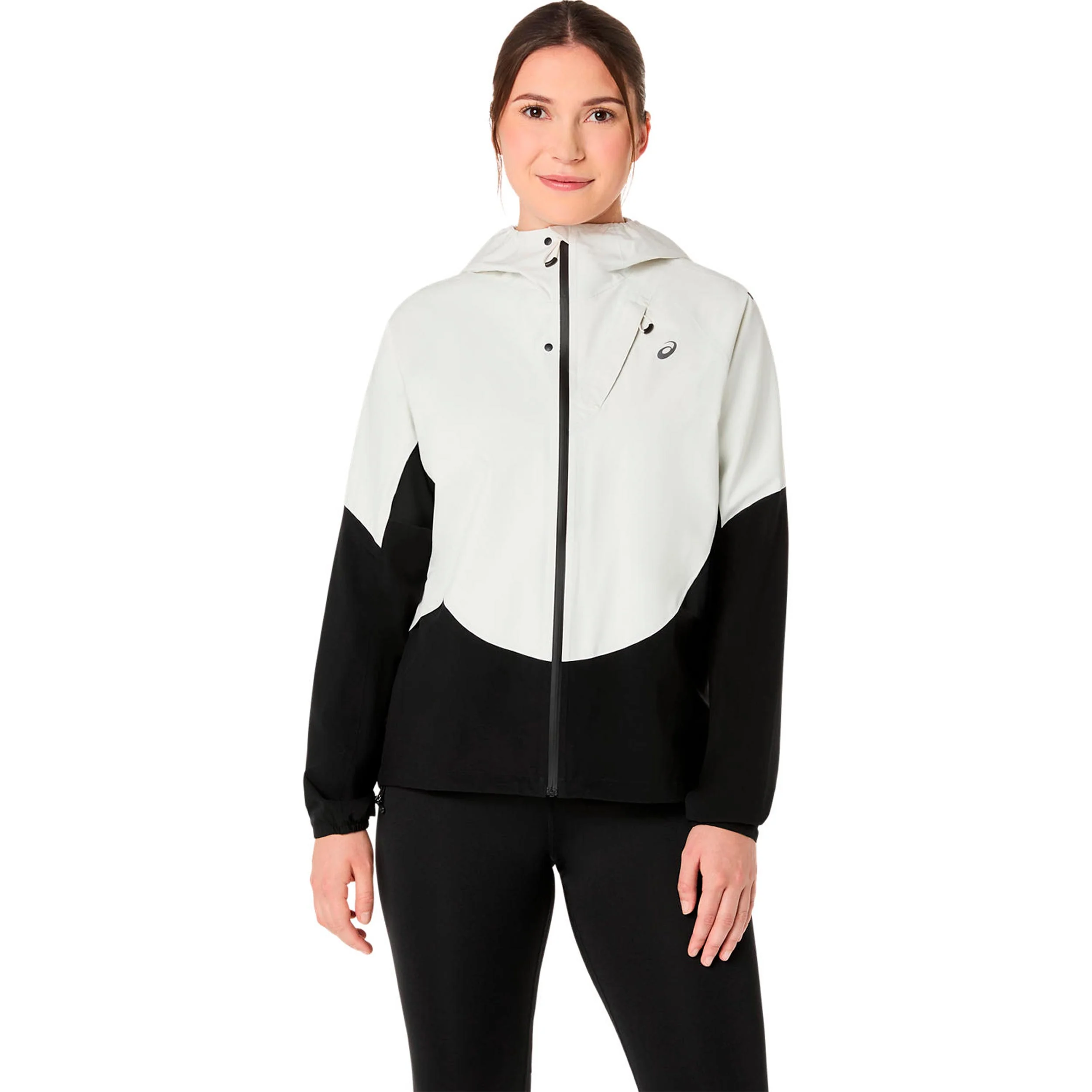 Metarun Waterproof Veste running Femmes - noir, beige