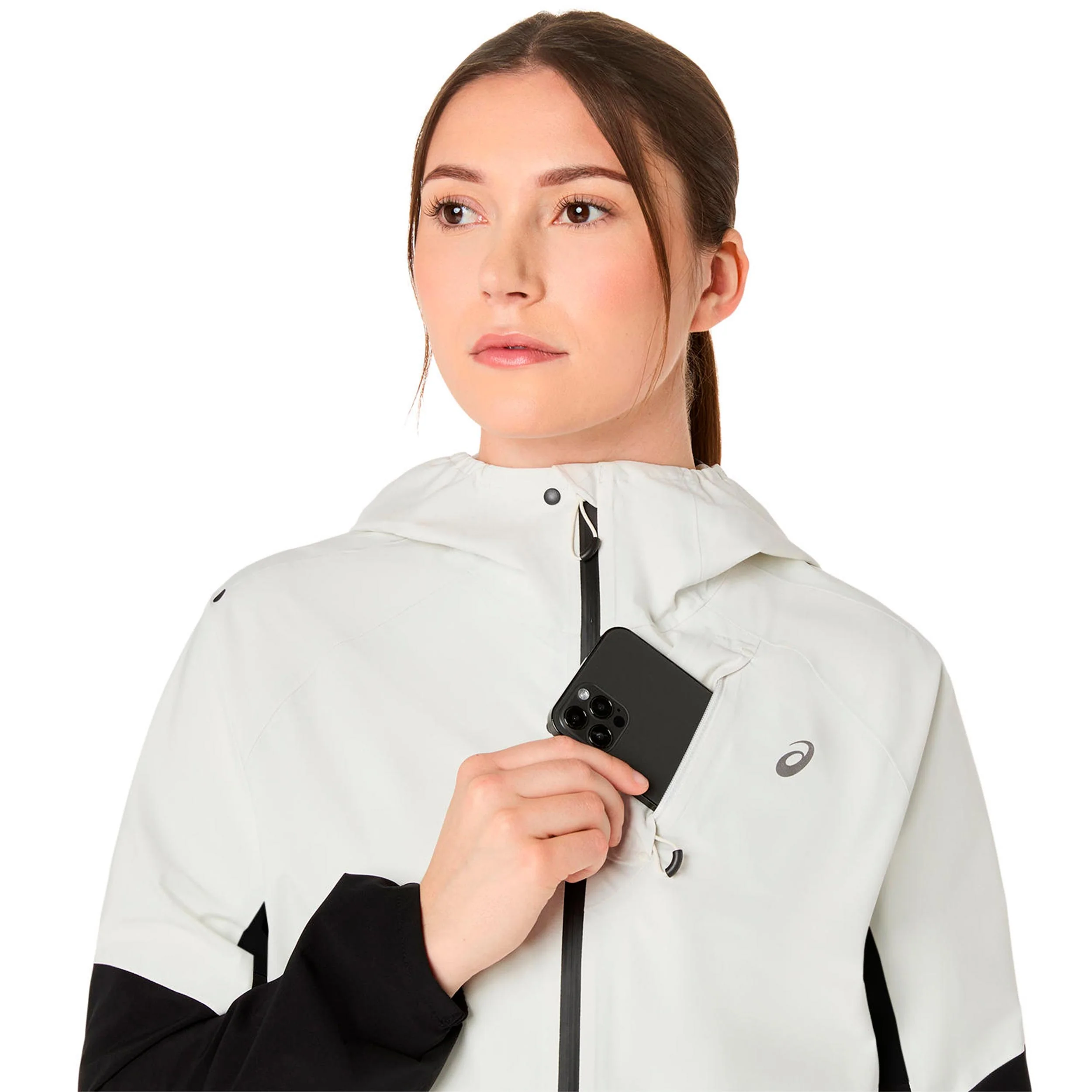 Metarun Waterproof Veste running Femmes - noir, beige - Image 5