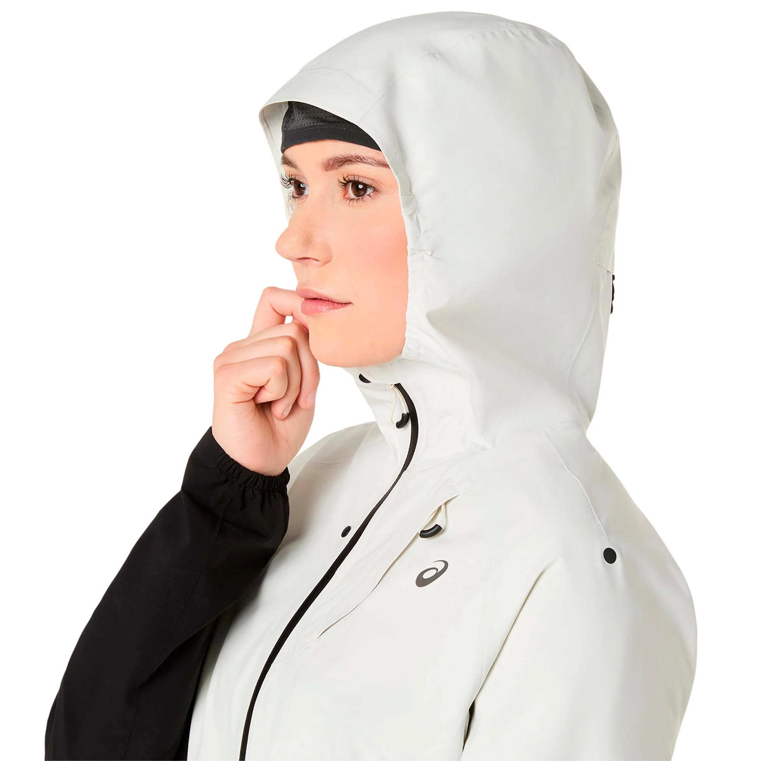 Metarun Waterproof Veste running Femmes - noir, beige - Image 9