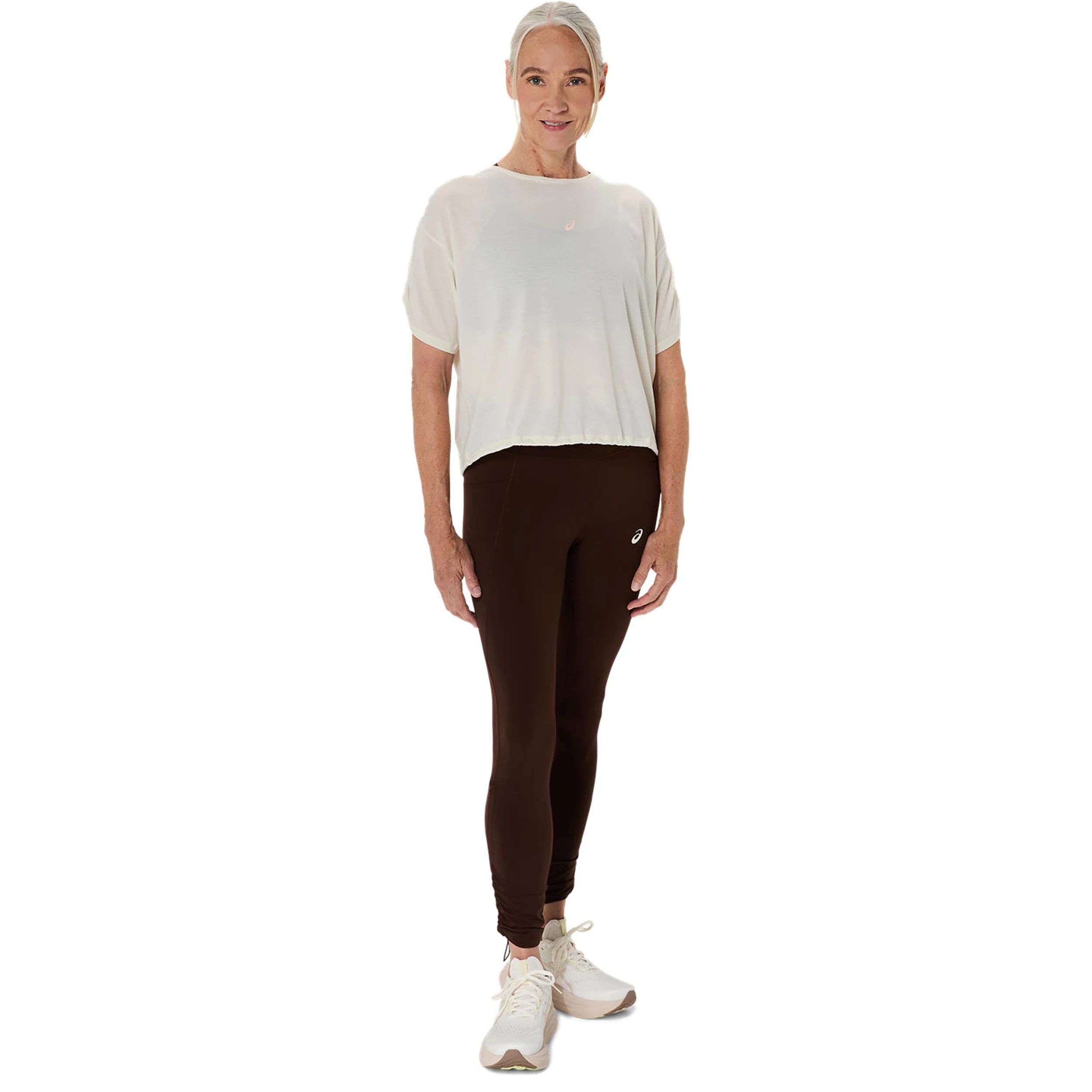Nagino Run Maillot de course Femmes-crème - Image 12