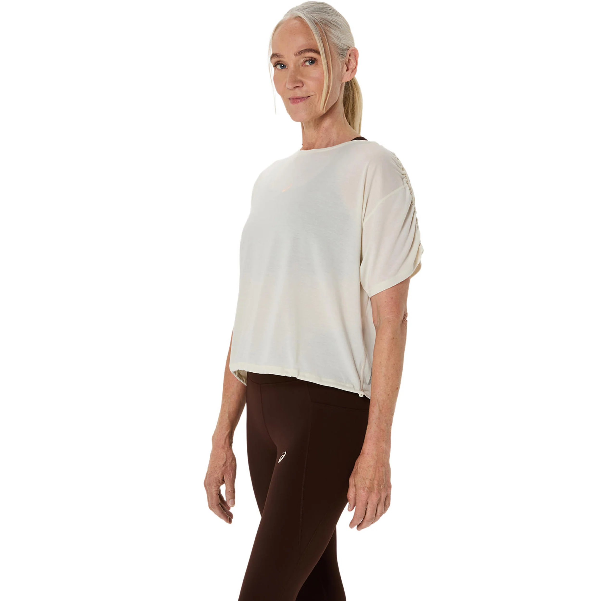 Nagino Run Maillot de course Femmes-crème - Image 8
