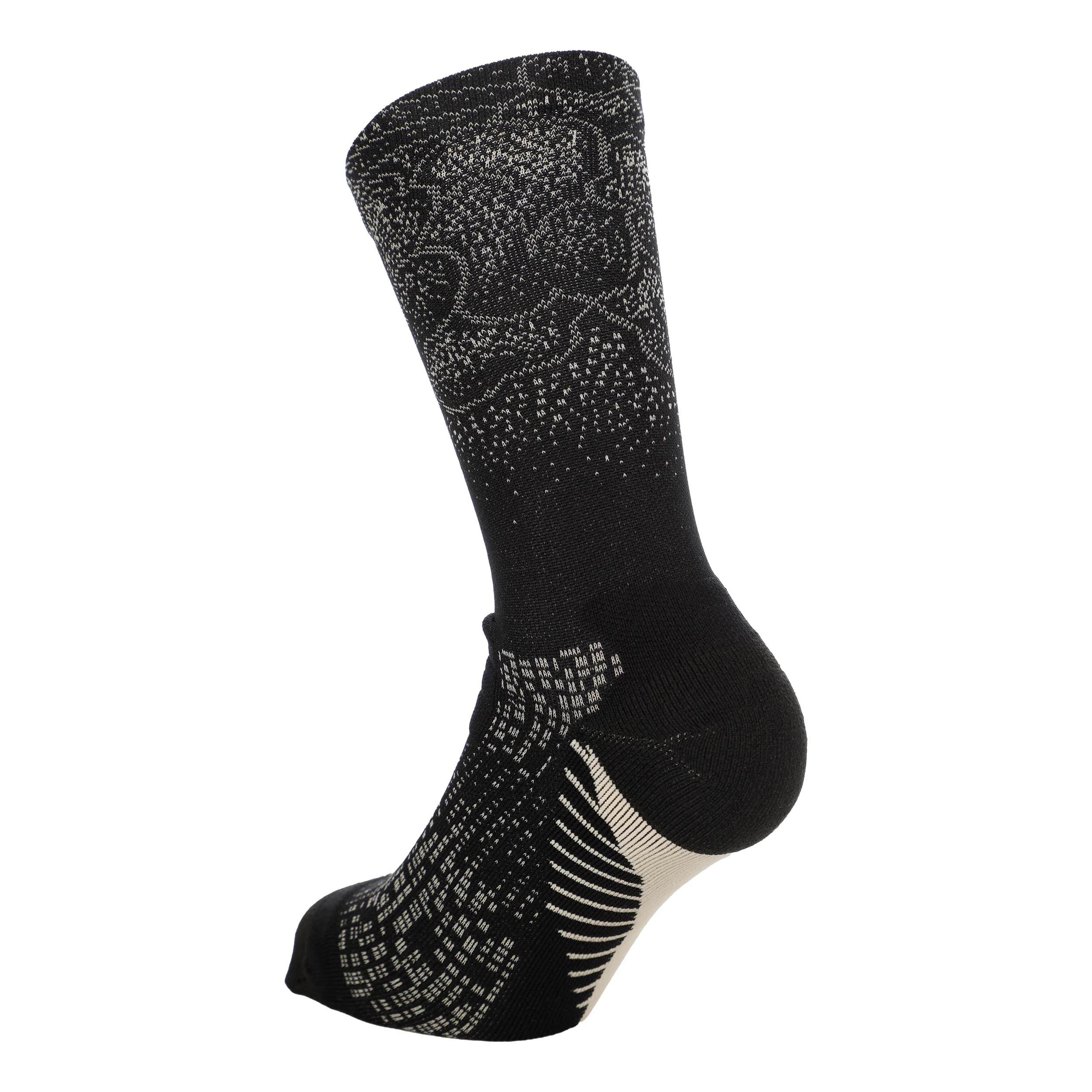 Performance Run Crew Chaussettes de running Unisex-noir - Image 2
