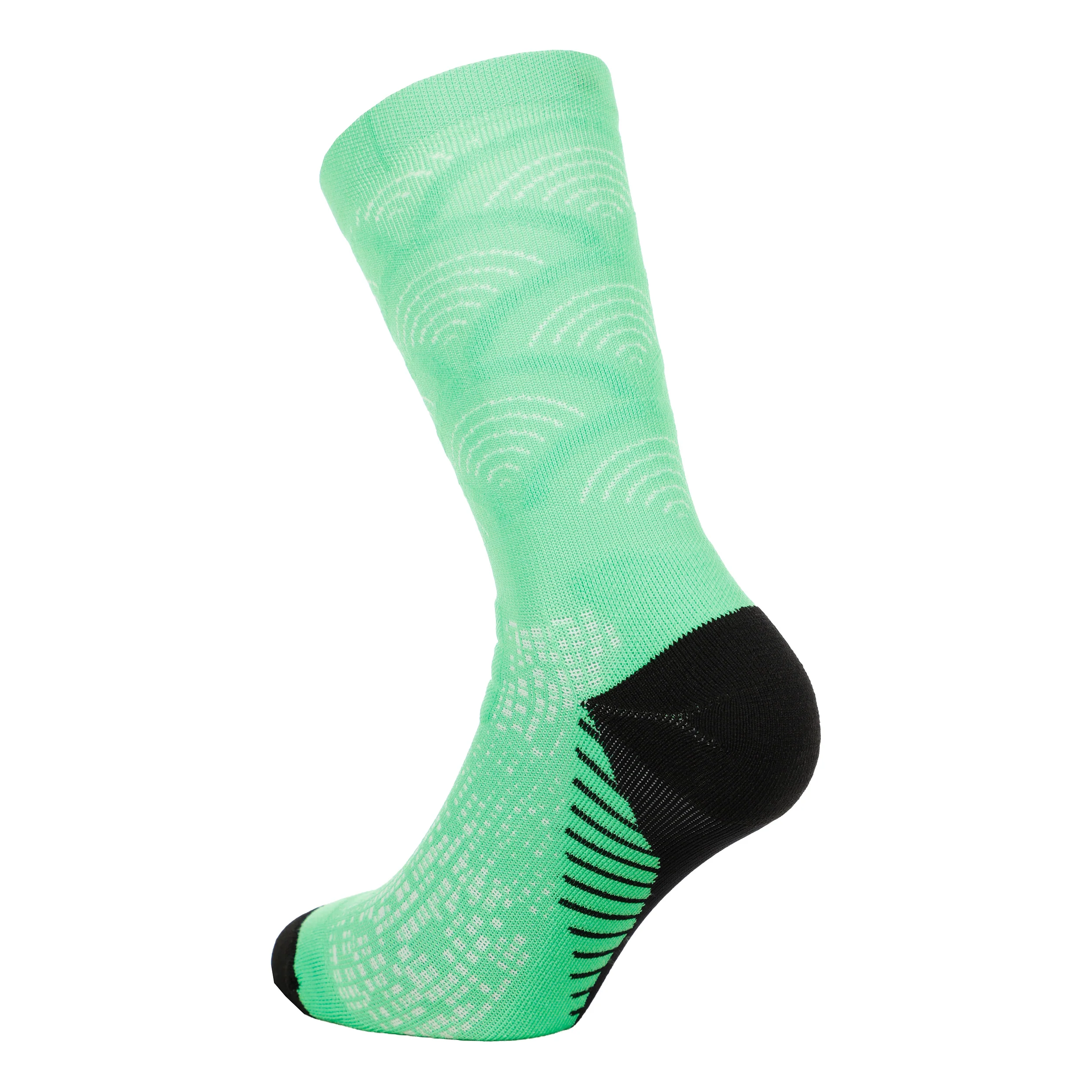 Performance Run Crew Chaussettes de running Unisex-vert - Image 2