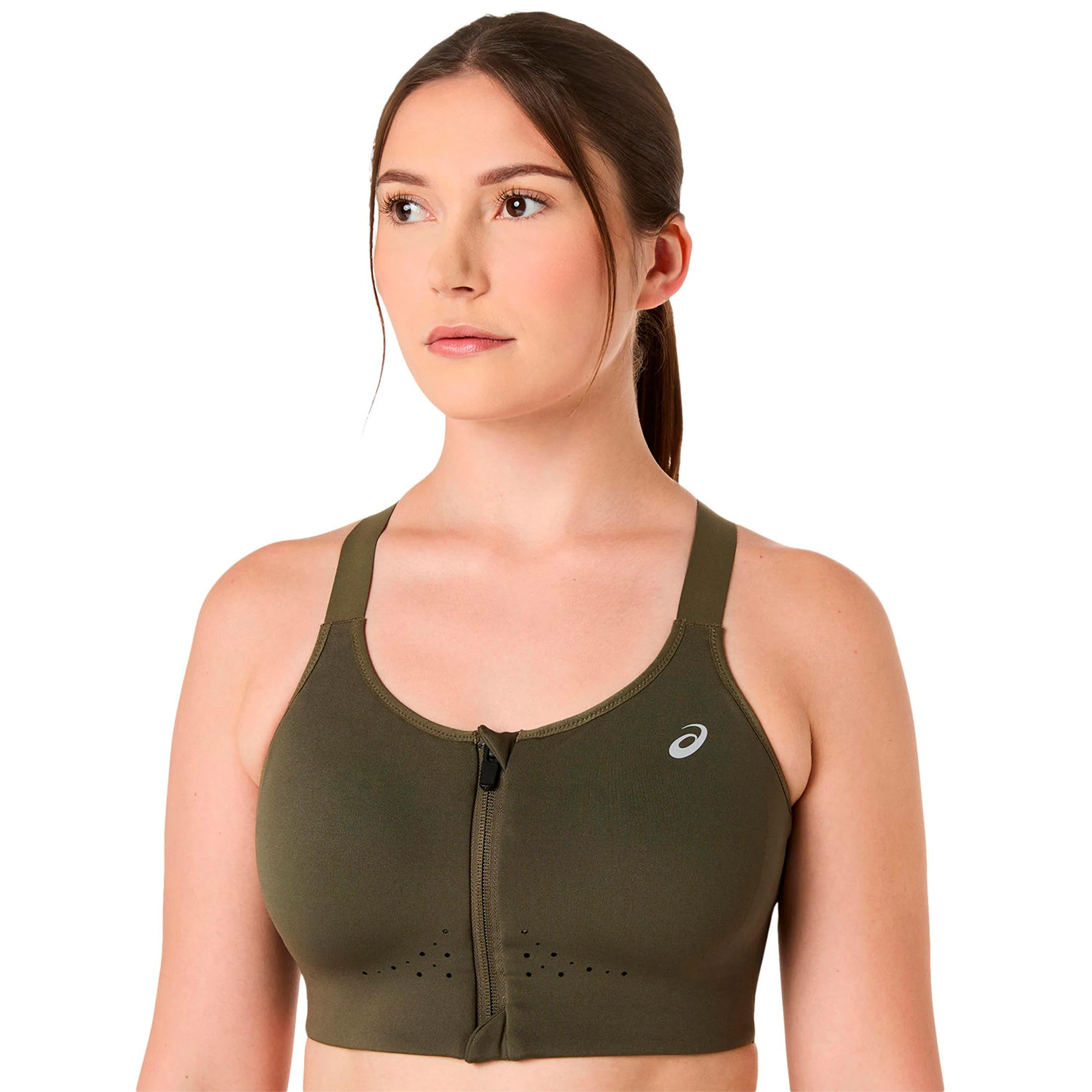 Road Combination Zip Soutien-gorge sport Femmes - vert - Image 4
