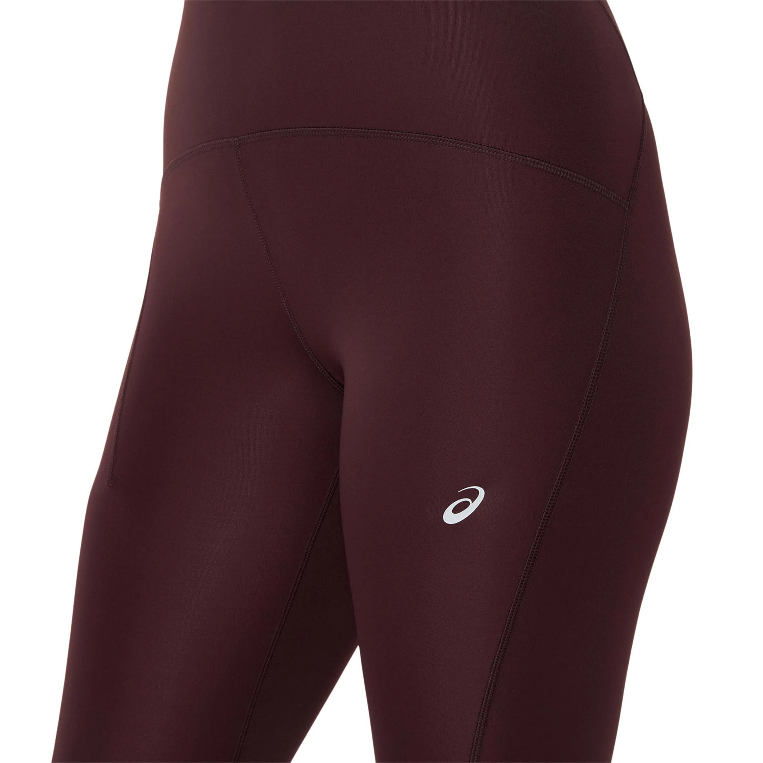 Road High Waist Collant de course Femmes - rouge foncé - Image 4