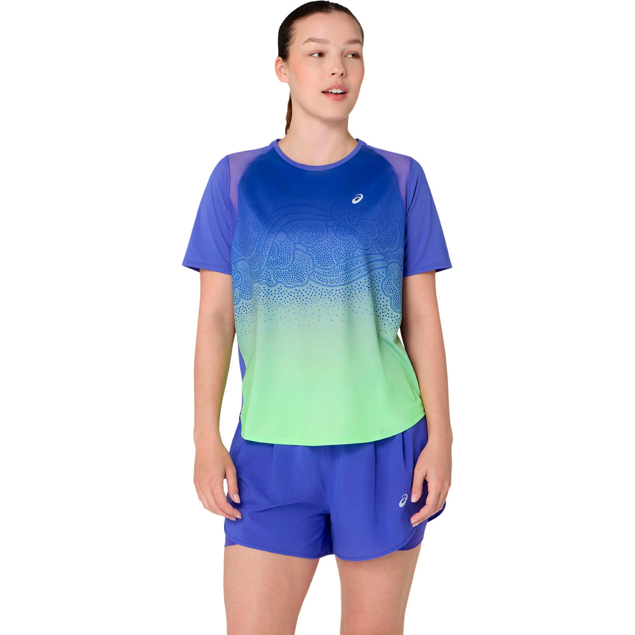 Road Ibuki Maillot de course Femmes - bleu, vert