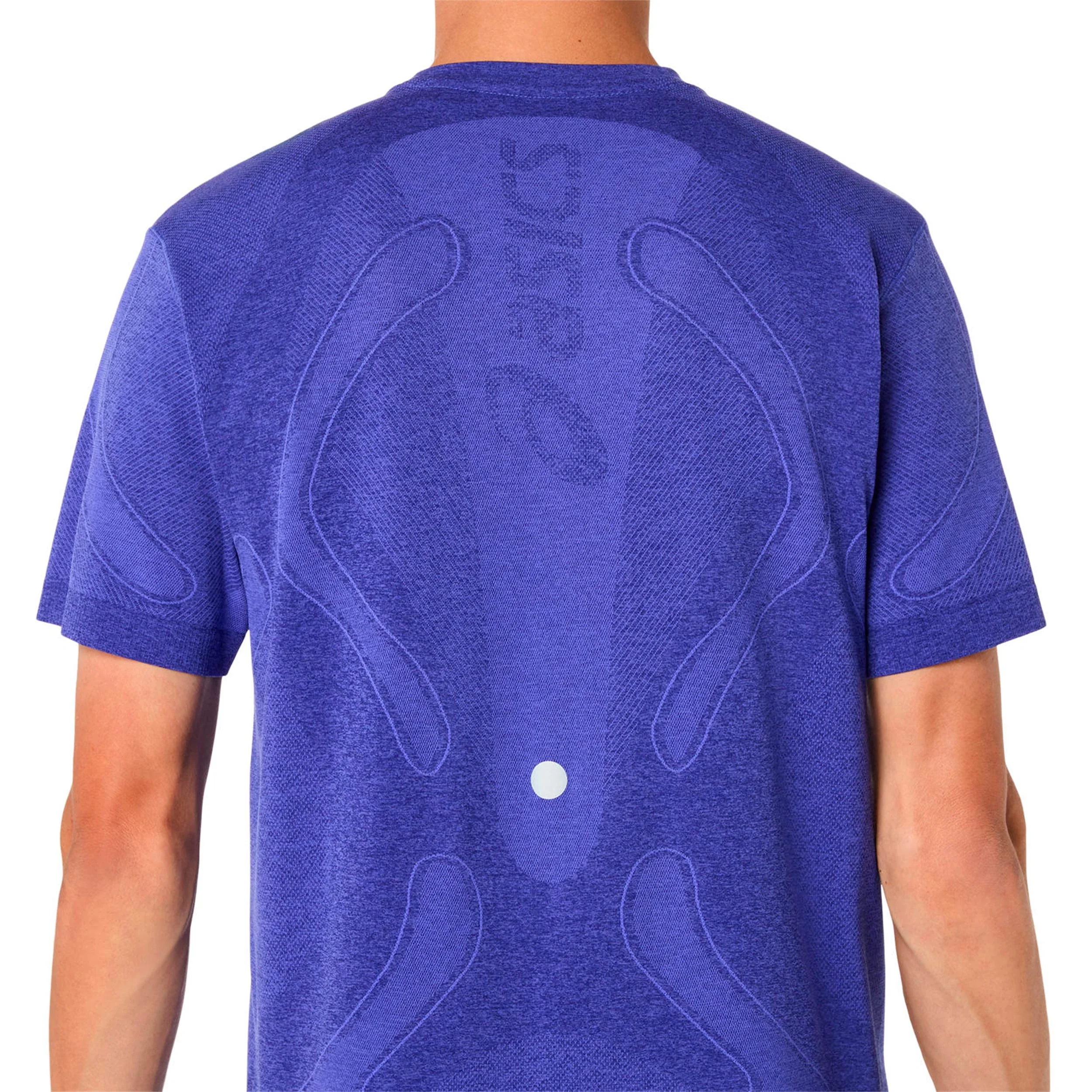 Road Seamless Maillot de course Hommes - bleu, lilas - Image 6