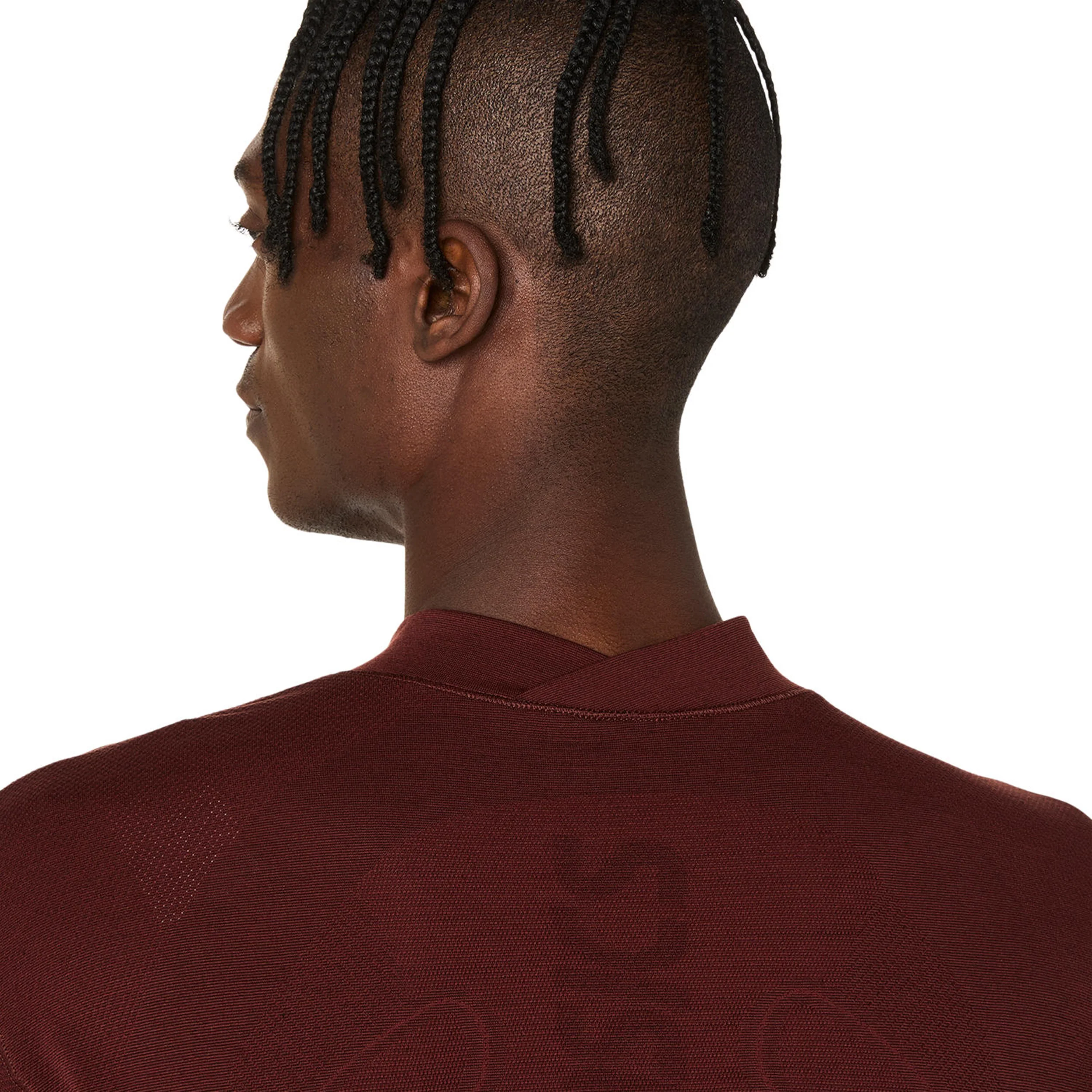 Road Winter Seamless Maillot de course Hommes - rouge vin - Image 5