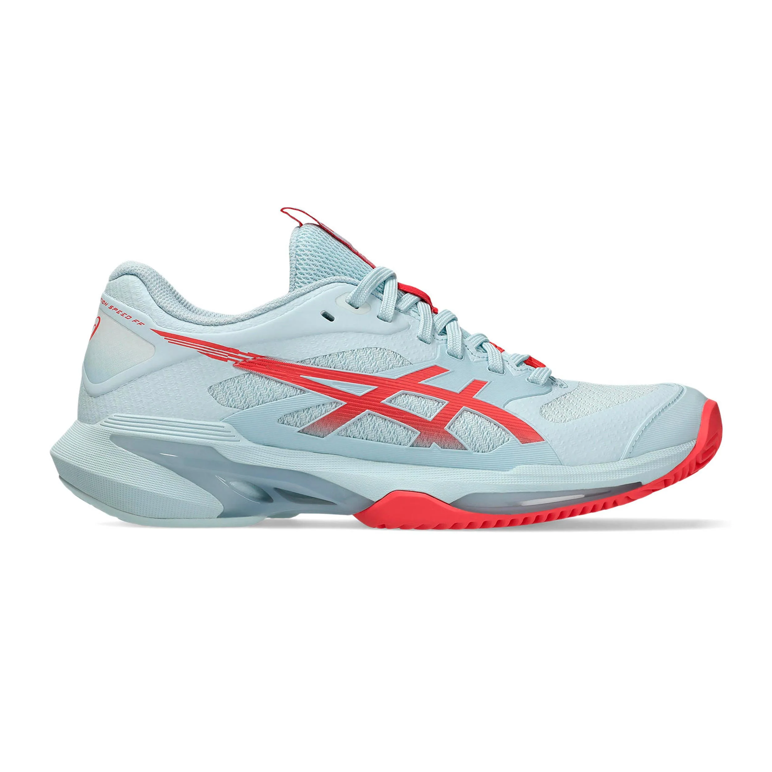 Solution Speed FF 4 Chaussure terre battue Femmes - bleu clair, pink fluo
