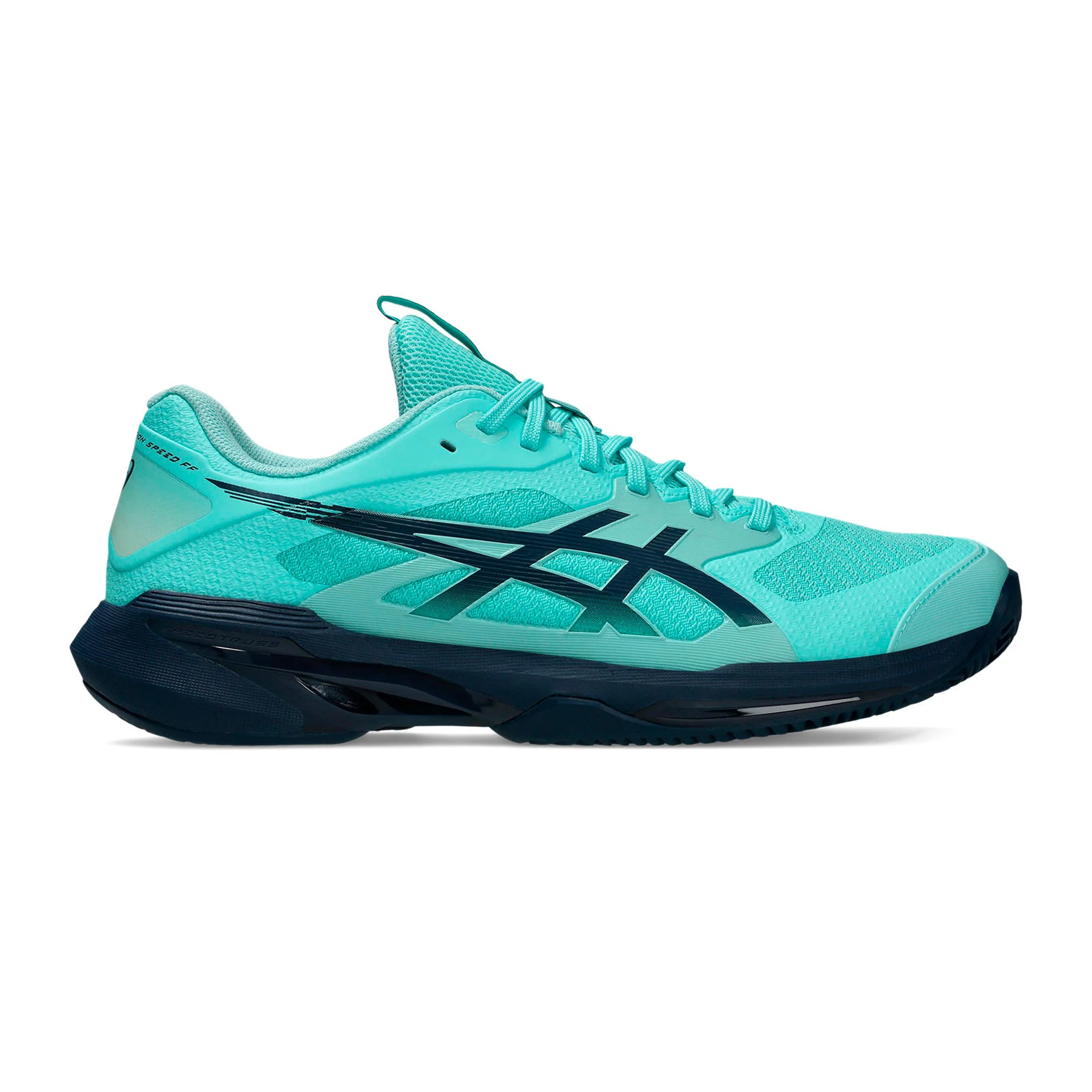 Solution Speed FF 4 Chaussure terre battue Hommes - menthe, bleu foncé