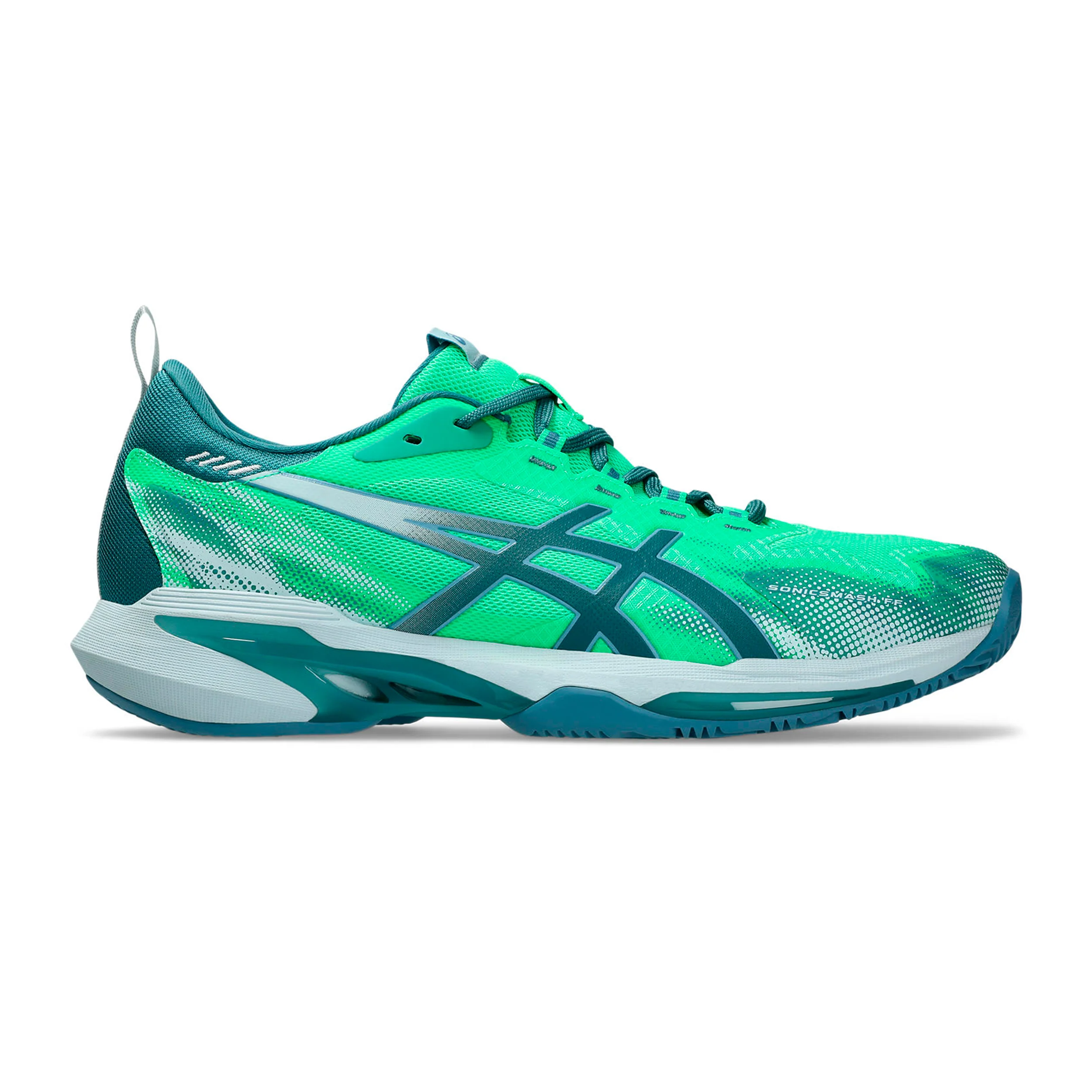 Sonicsmash FF Chaussures padel Hommes - vert fluo, bleu gris