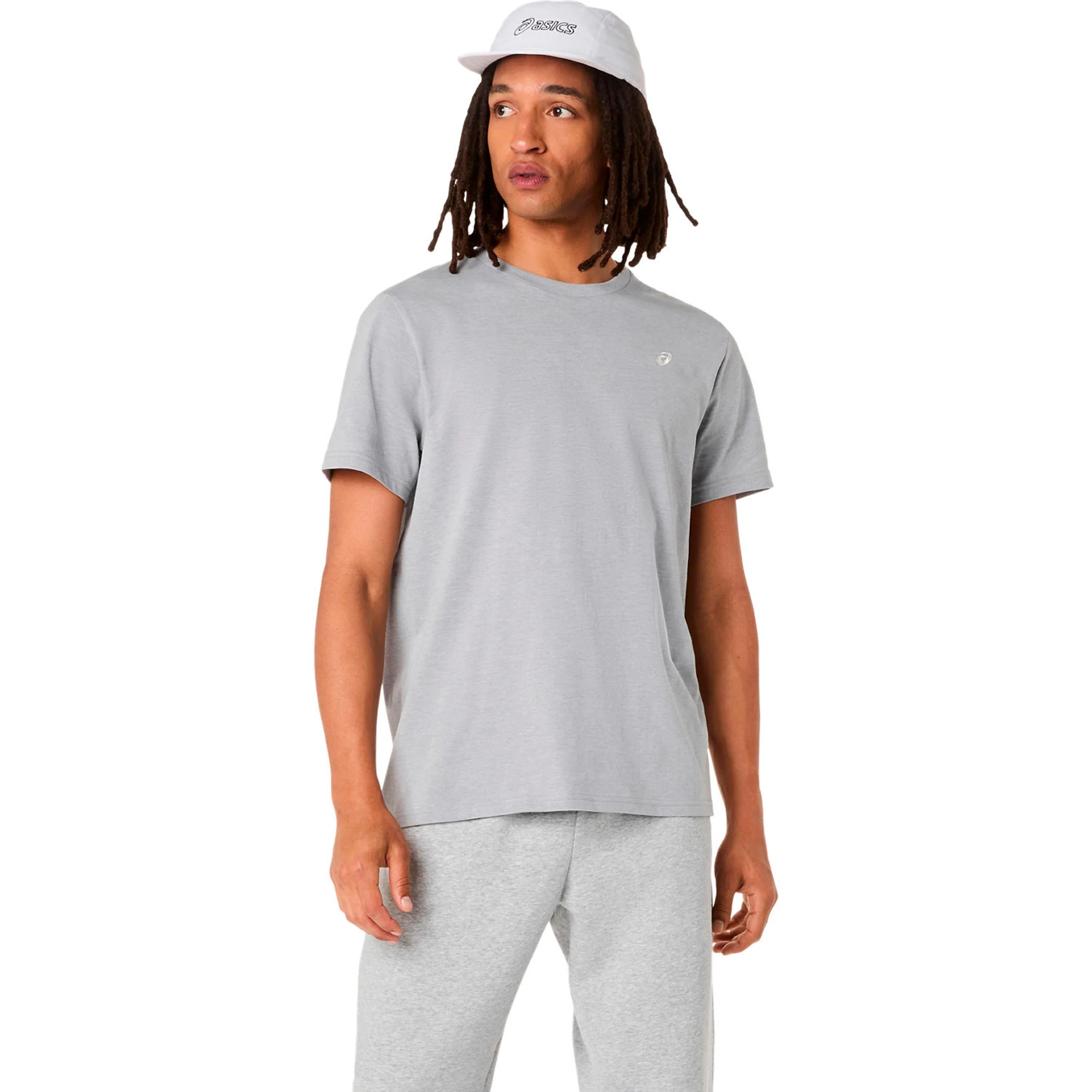 Spiral Embroidery Maillot de course Hommes-gris - Image 2