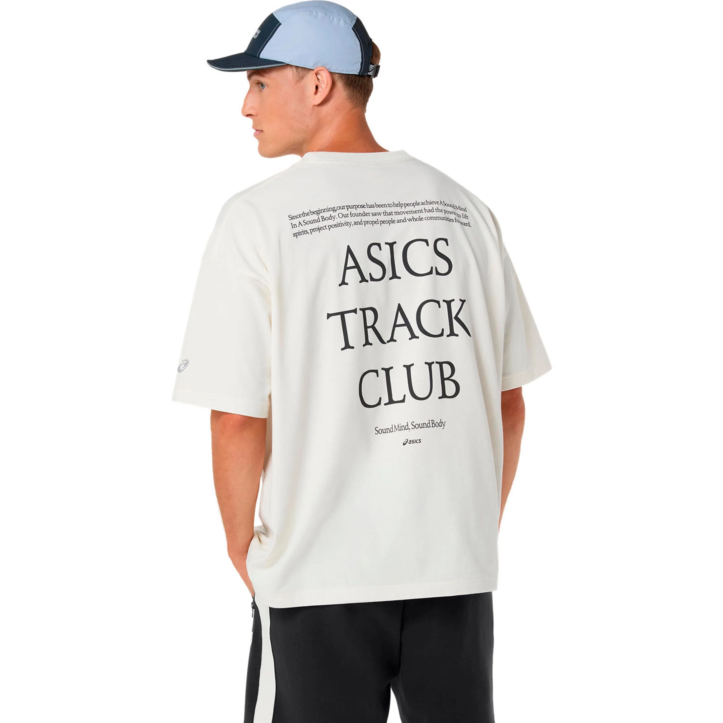 Track Club Heritage Relaxed Maillot de course Unisex-beige - Image 2