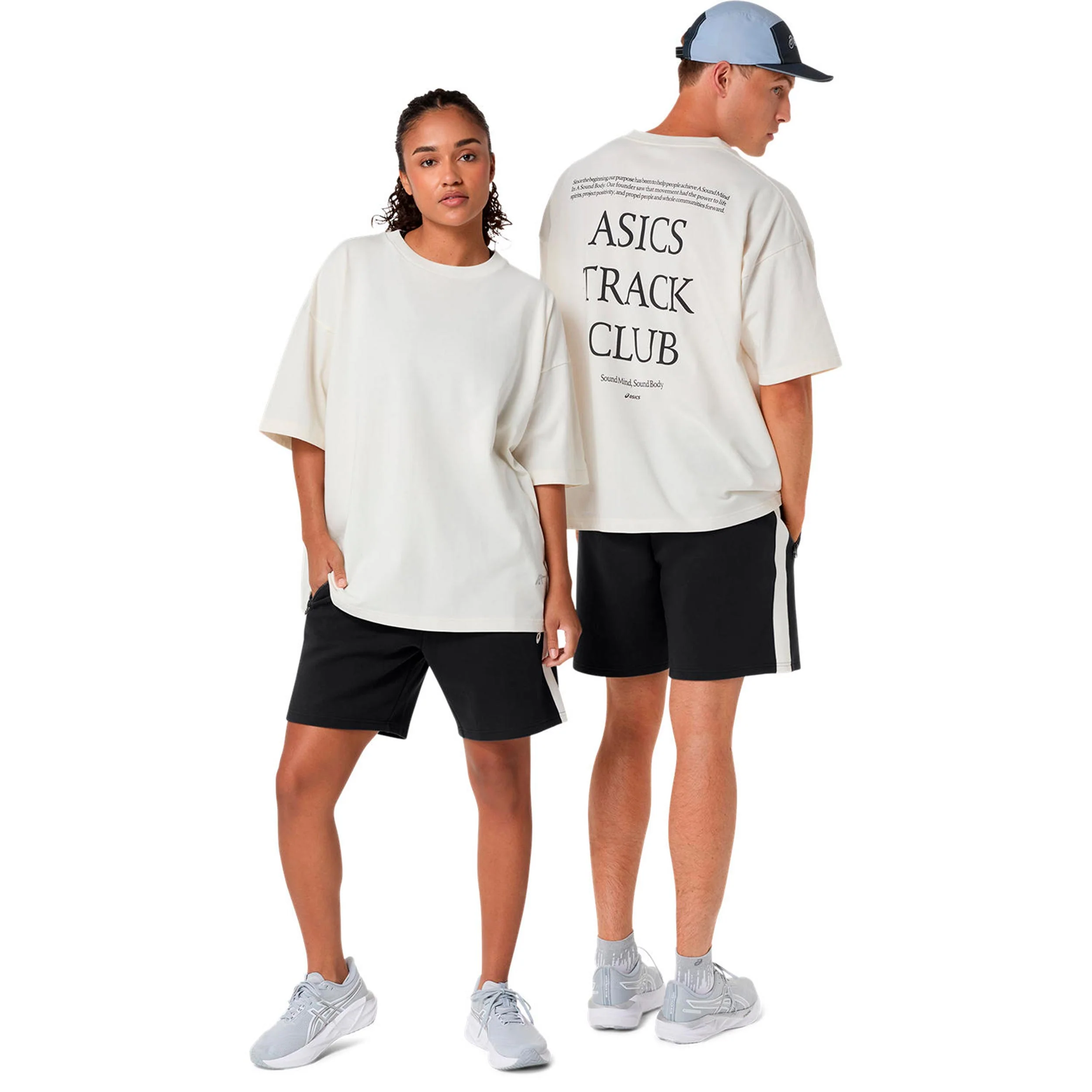 Track Club Heritage Relaxed Maillot de course Unisex-beige - Image 7