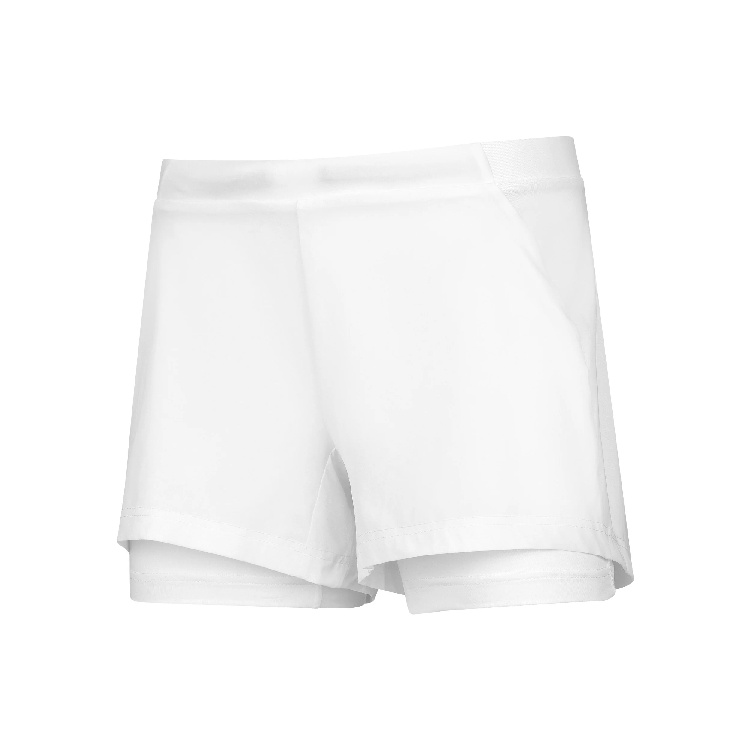 Exercise Shorts Femmes-Blanc,Gris