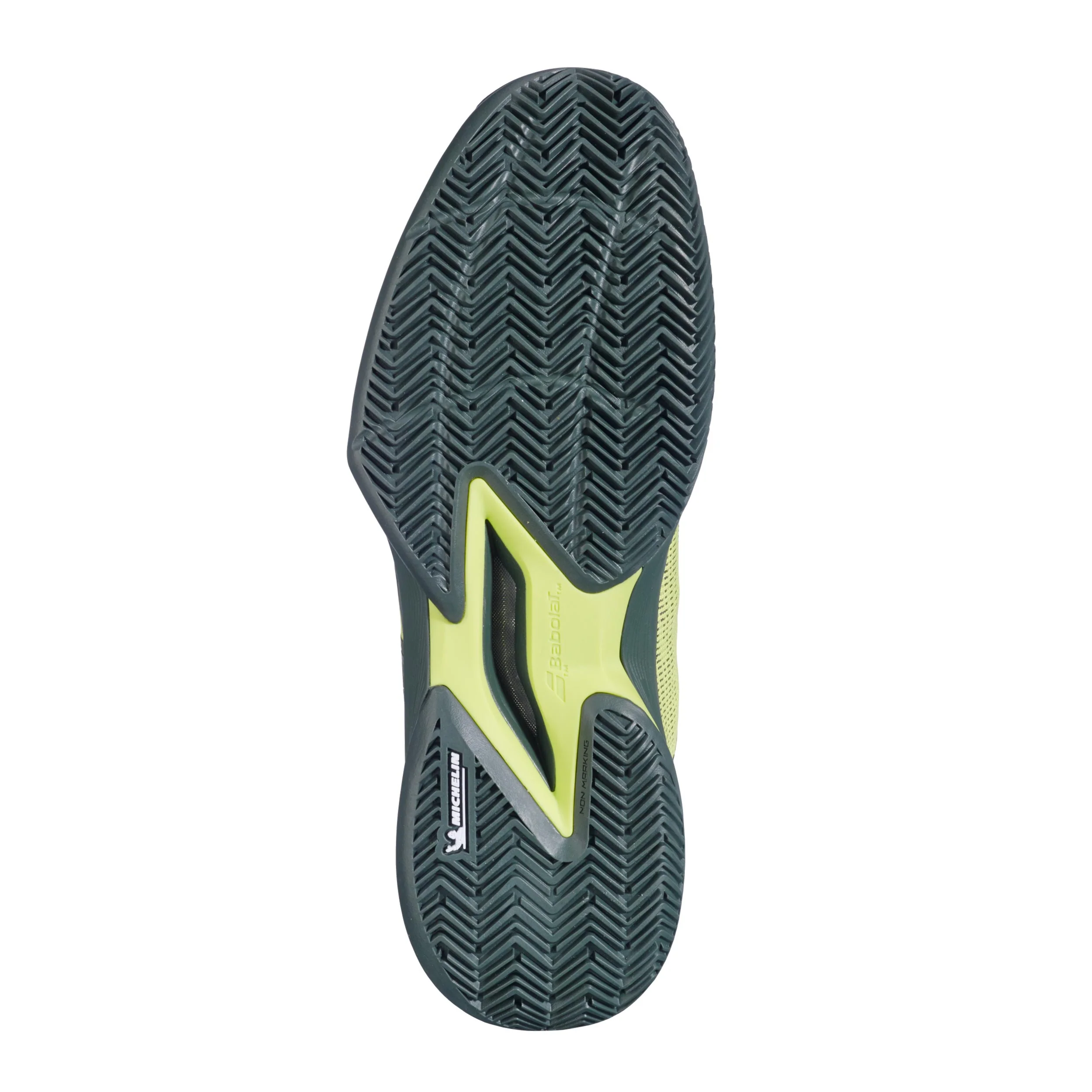 JET TERE 2 CLY Chaussure terre battue Hommes-jaune lemon, vert olive - Image 4