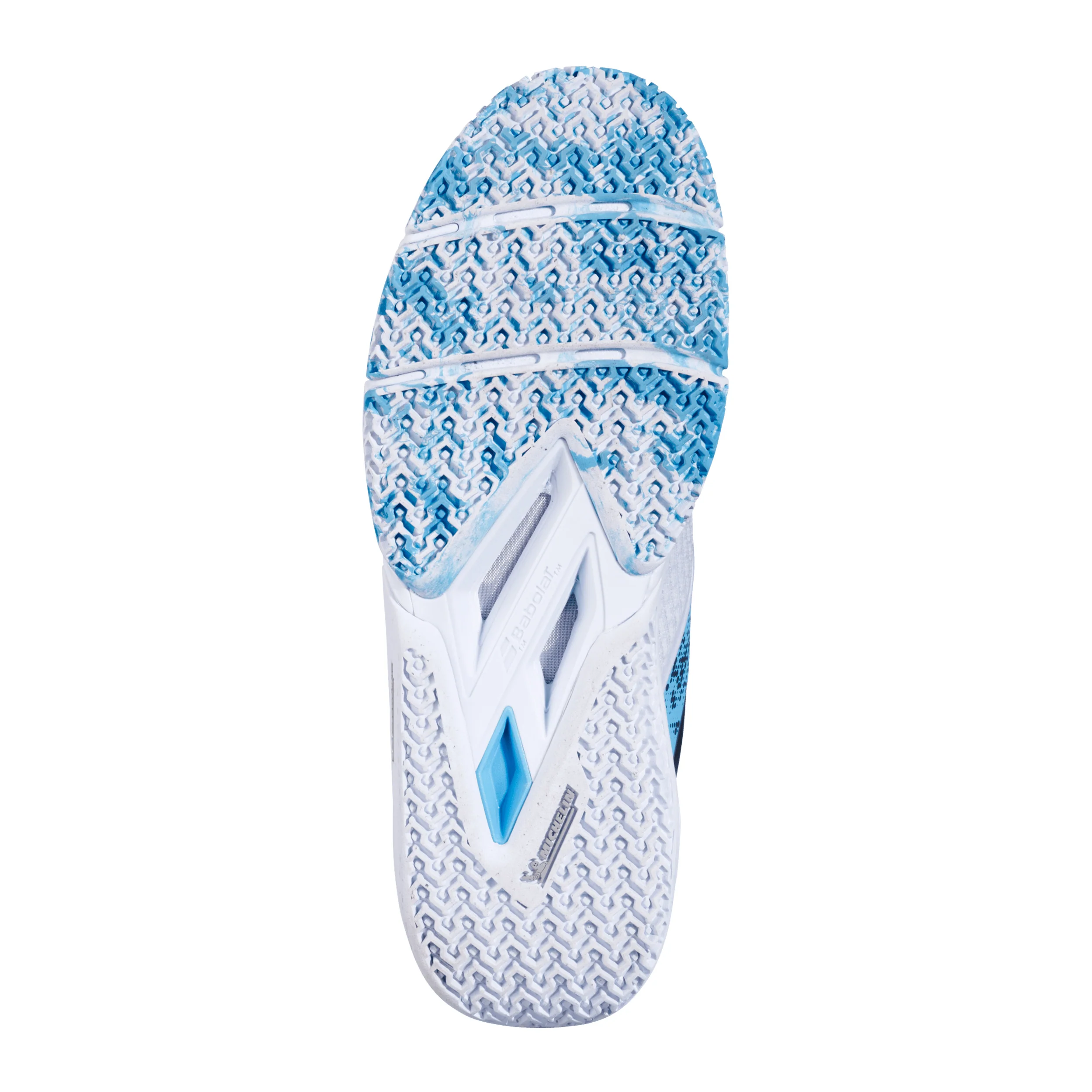 Movea 2 Chaussures Padel Hommes-Blanc,Bleu Clair - Image 4