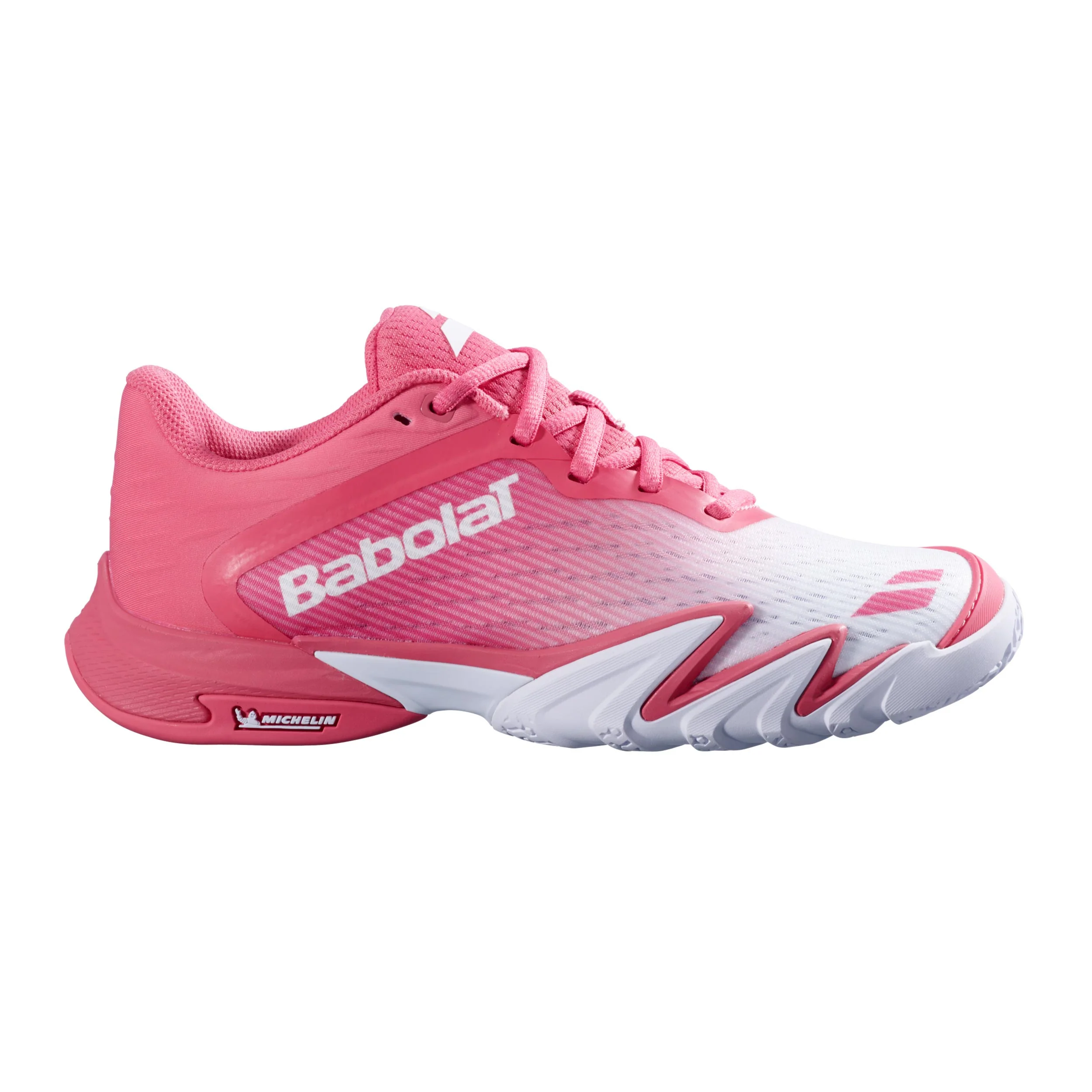 Premura 3 PADL Chaussures padel Femmes-corail, blanc