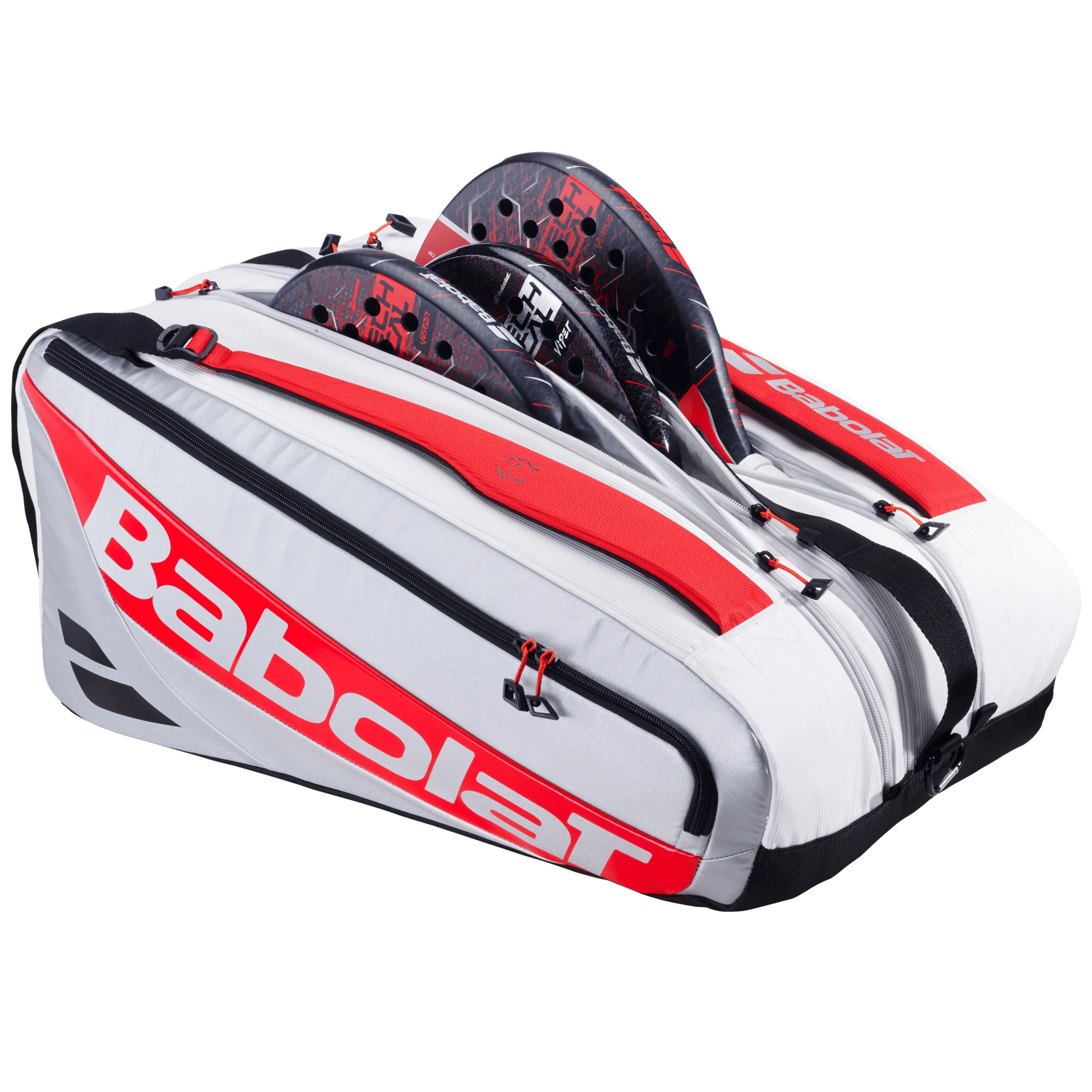 Pro Juan Lebron 2025 Sac De Padel-Blanc,Argent - Image 3