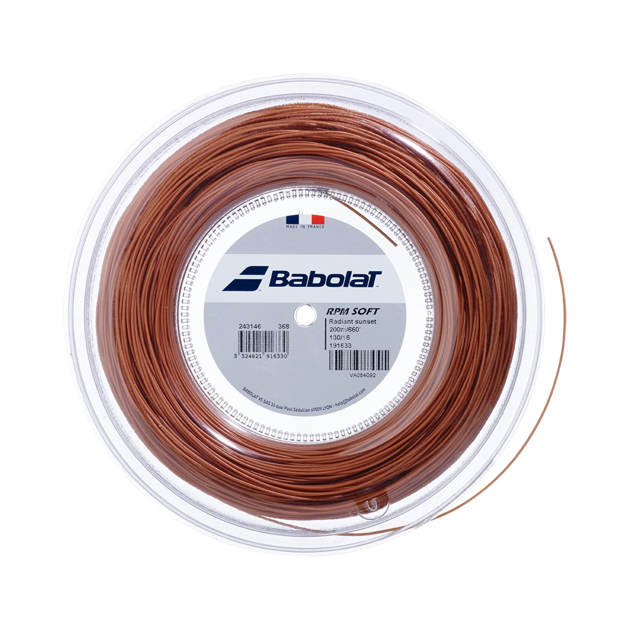 RPM Soft Bobine Cordage 200m-Rouge Clair