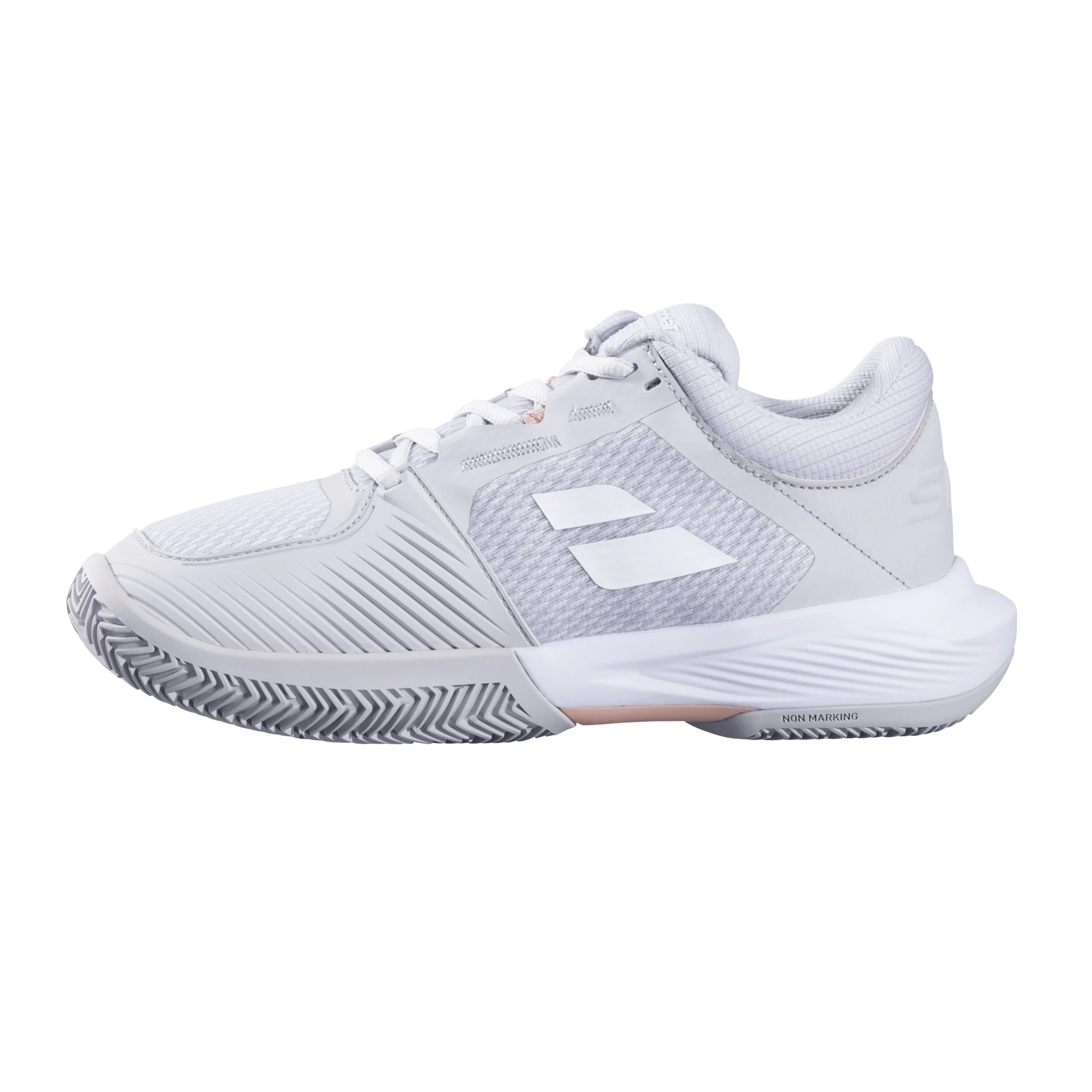 SFX 4 Chaussure Terre Battue Femmes-Gris Clair,Blanc - Image 2