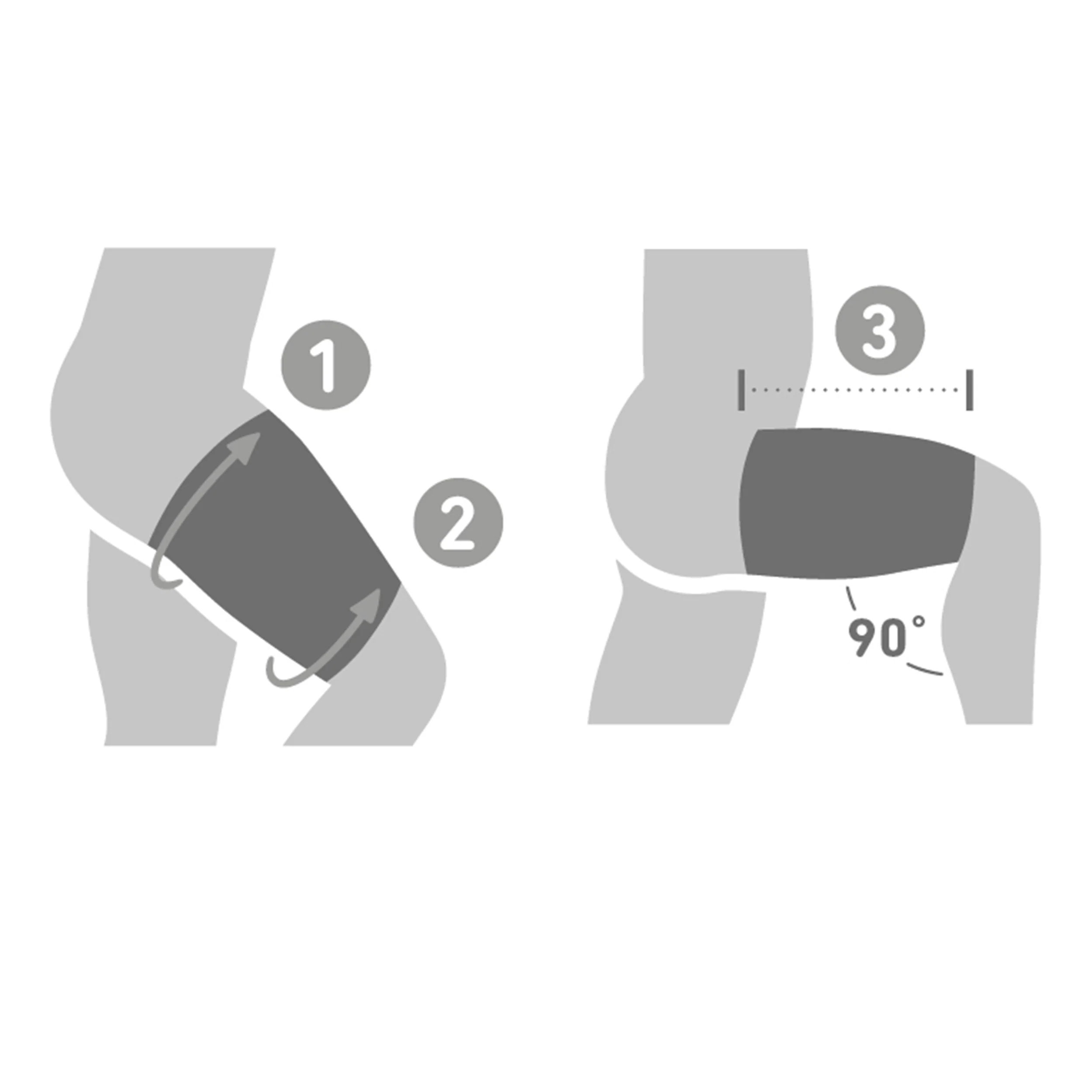 Compression Upper Leg (long) Sleeve-Bleu - Image 5