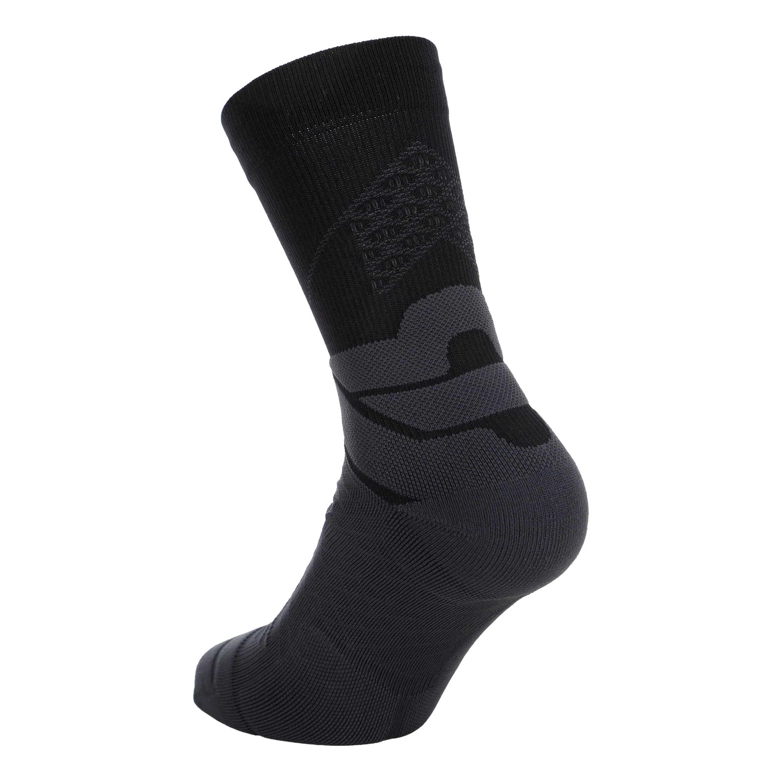 Run Performance Mid Cut Chaussettes de running Hommes-noir - Image 2