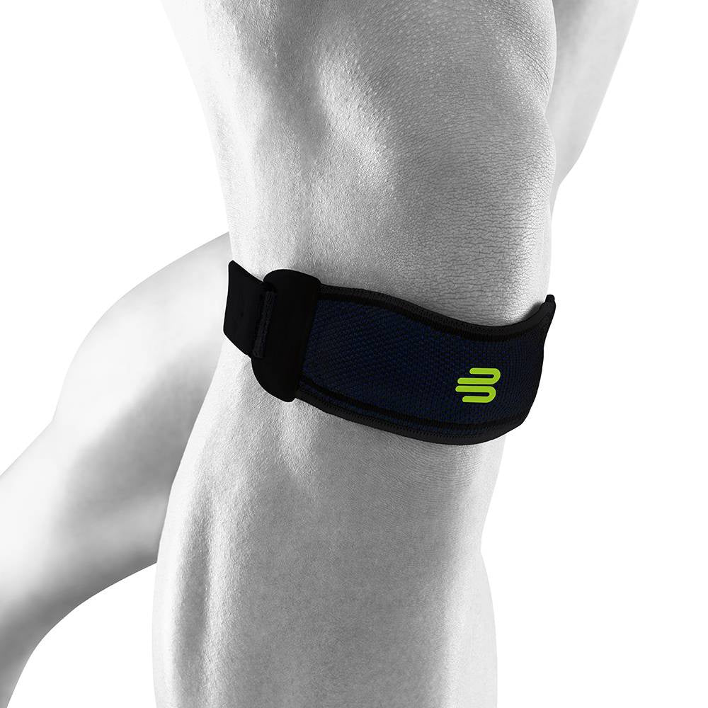 Sports Knee Strap Bandage Patella-Noir,Bleu Foncé - Image 2