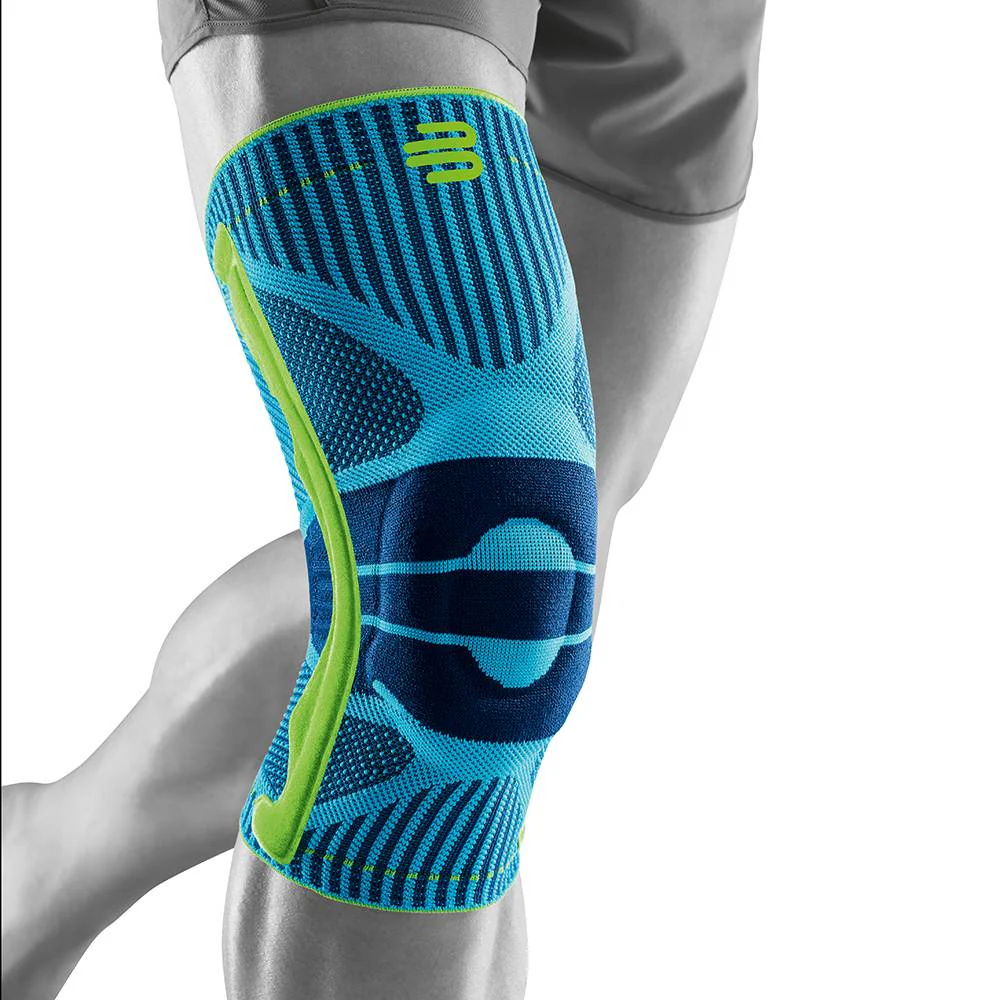 Sports Knee Support Genouillère-Turquoise,Jaune Lemon - Image 2