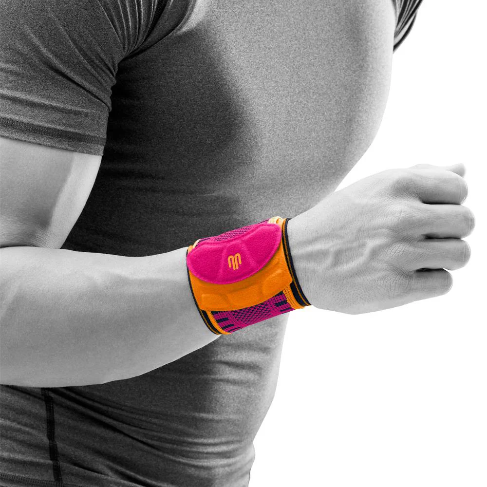 Sports Wrist Strap Bandage Poignet-Pink,Orange - Image 2