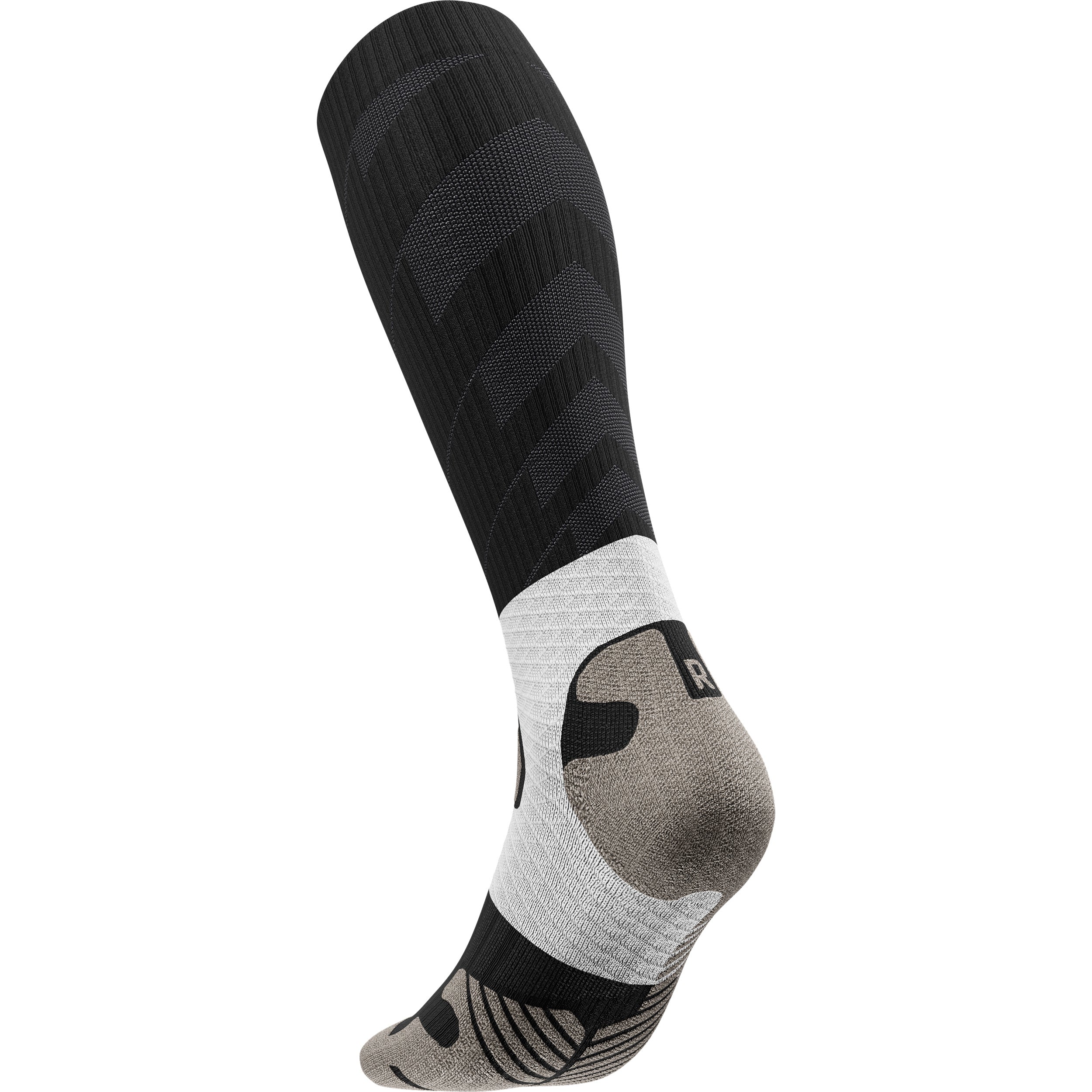 Trail Run Compression Chaussettes De Compression Hommes-Noir - Image 2