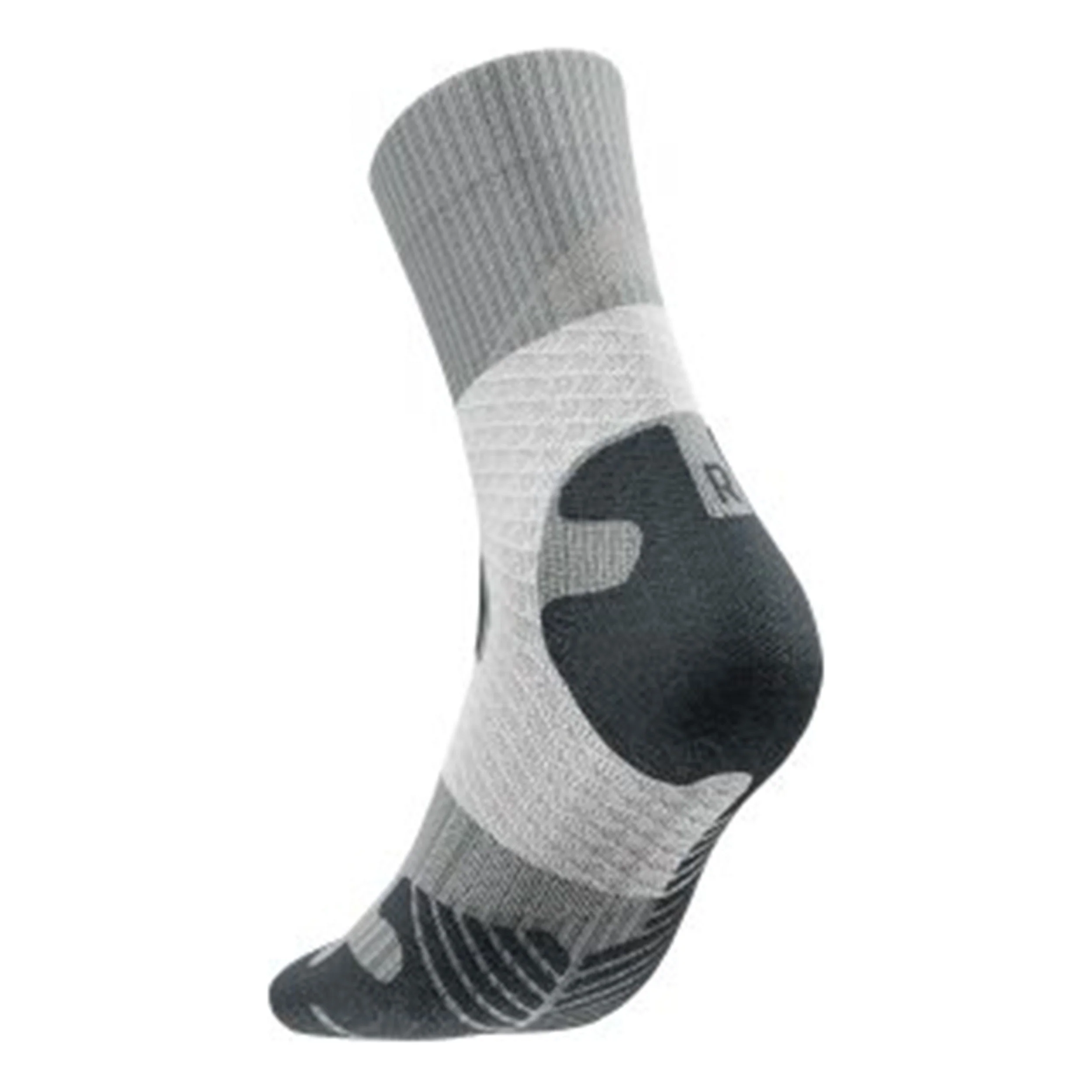 Trail Run Mid Cut Chaussettes De Running Femmes-Gris - Image 2